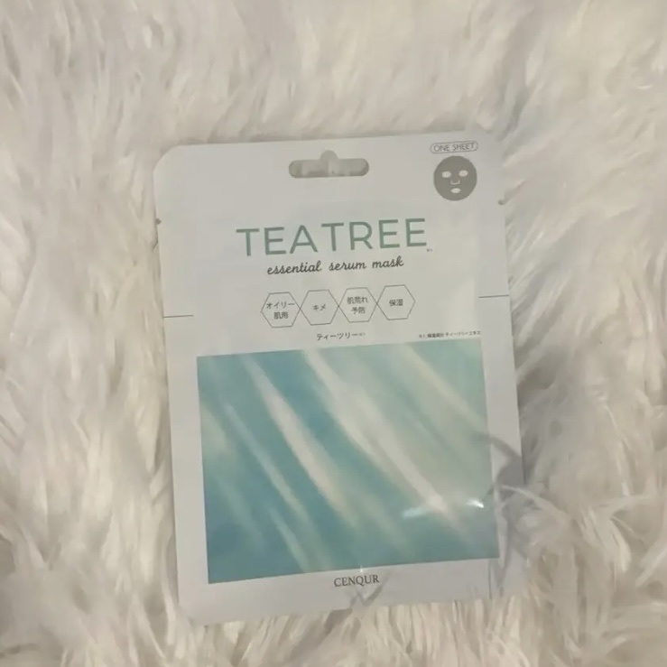 エッセンシャルセラムマスク ティーツリー /CENQUR/シートマスク・パックを使ったクチコミ（1枚目）