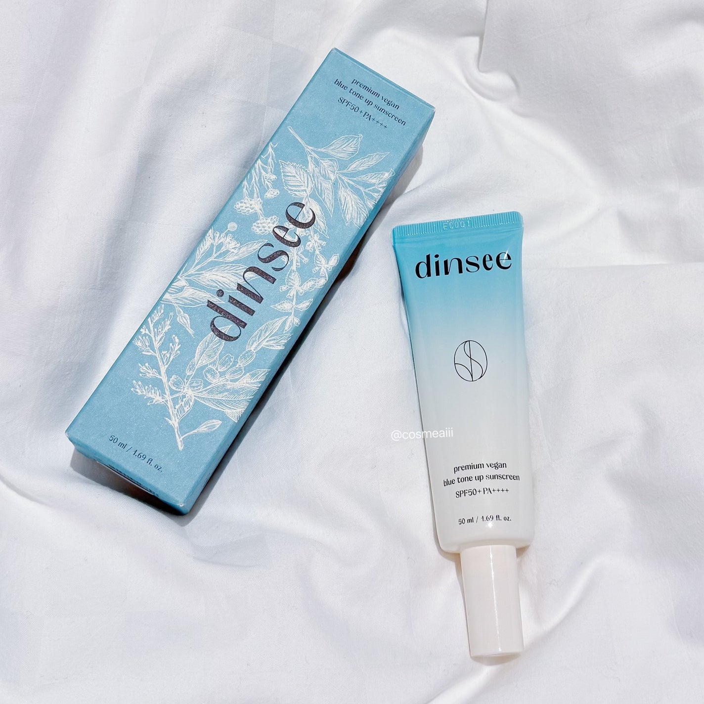 プレミ アムビーガン マイルド日焼け止め SPF50+PA++++/dinsee/日焼け止めクリームを使ったクチコミ(2枚目)
