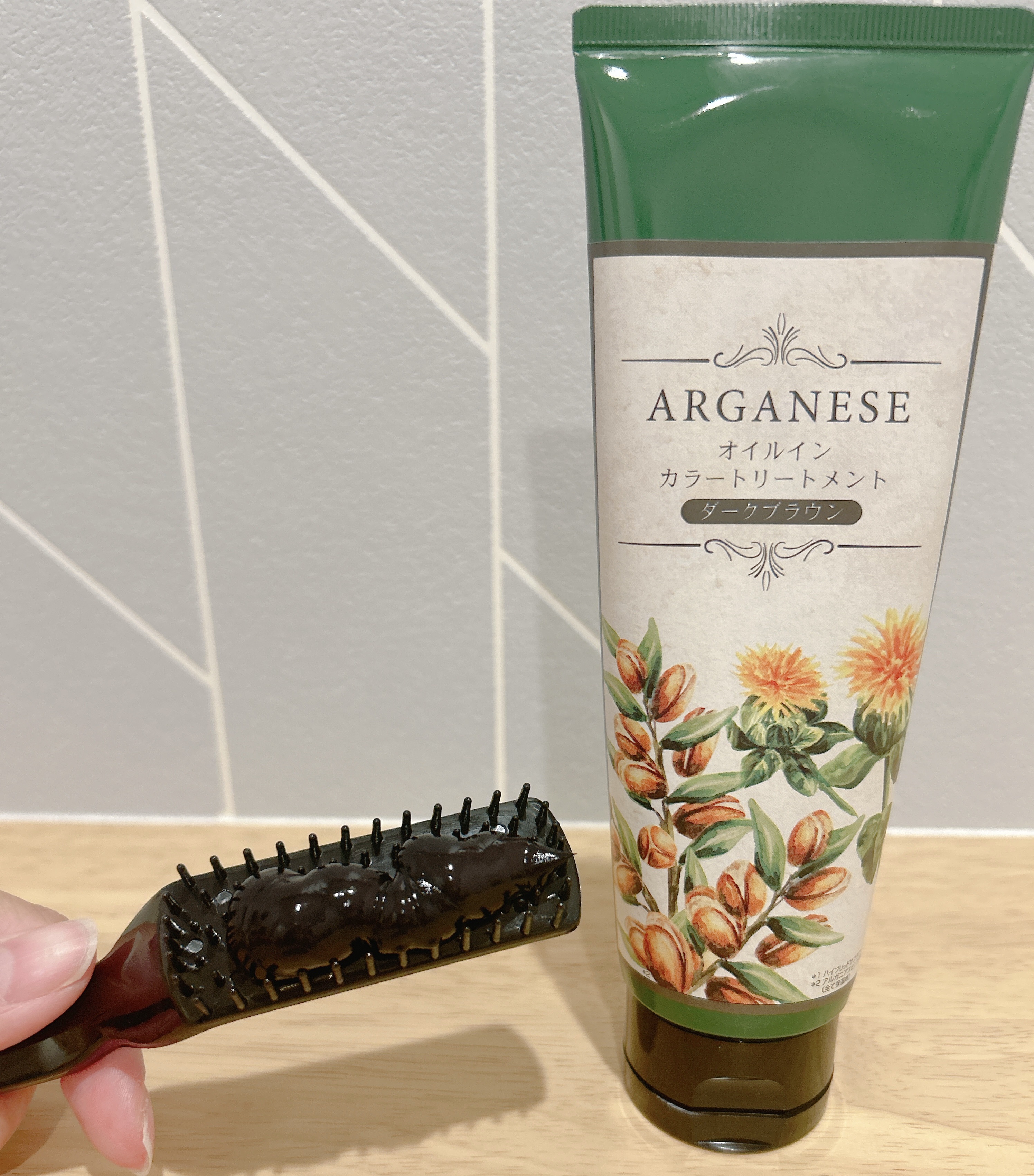 アルガネーゼ オイルインカラートリートメント/ウィルミナ/ヘアカラーを使ったクチコミ（2枚目）