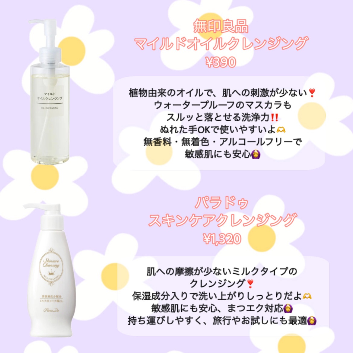 スキンケアクレンジング/パラドゥ/ミルククレンジングを使ったクチコミ（3枚目）