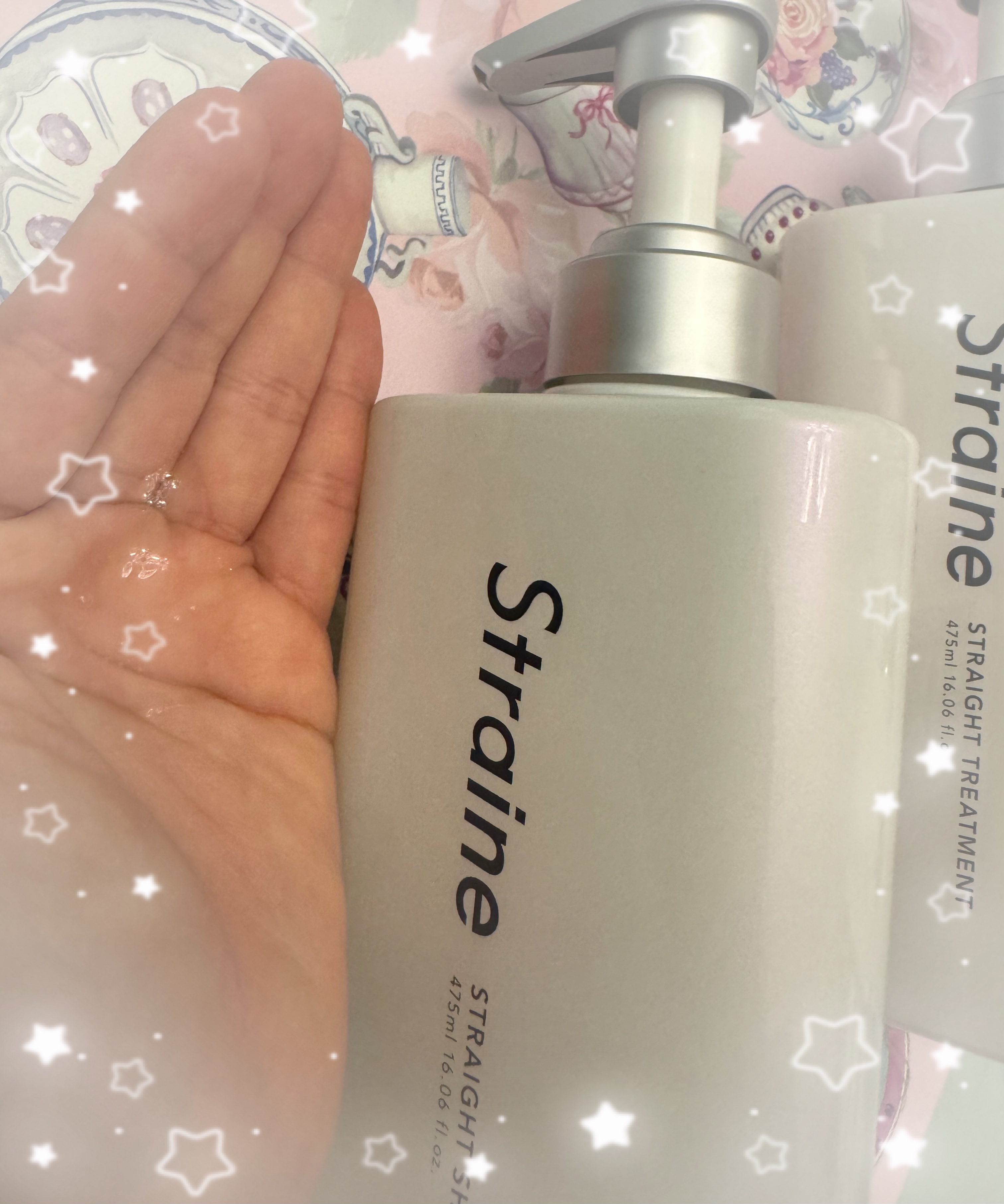 ストレートシャンプー/ストレートトリートメント ホワイトブロッサムの香り/Straine/市販シャンプーを使ったクチコミ（2枚目）