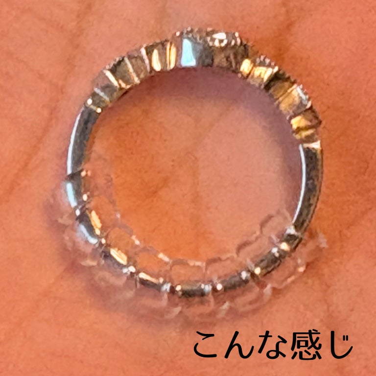 らんしゃん@フォロバ♥️ on LIPS 「【キャンドゥ】指輪がくるくる防止、アジャスターキャンドゥ リン..」(3枚目)