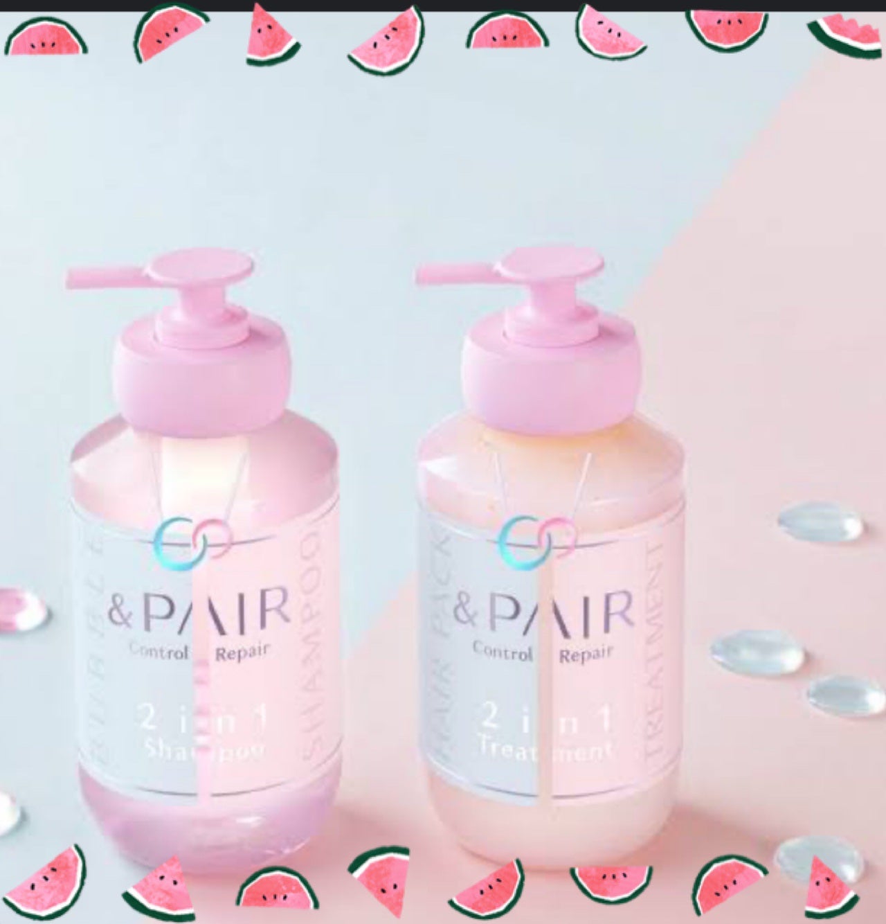 アンドペア コントロール リペア 2in1 シャンプー&ヘアトリートメント/&PAIR/市販シャンプーを使ったクチコミ(1枚目)