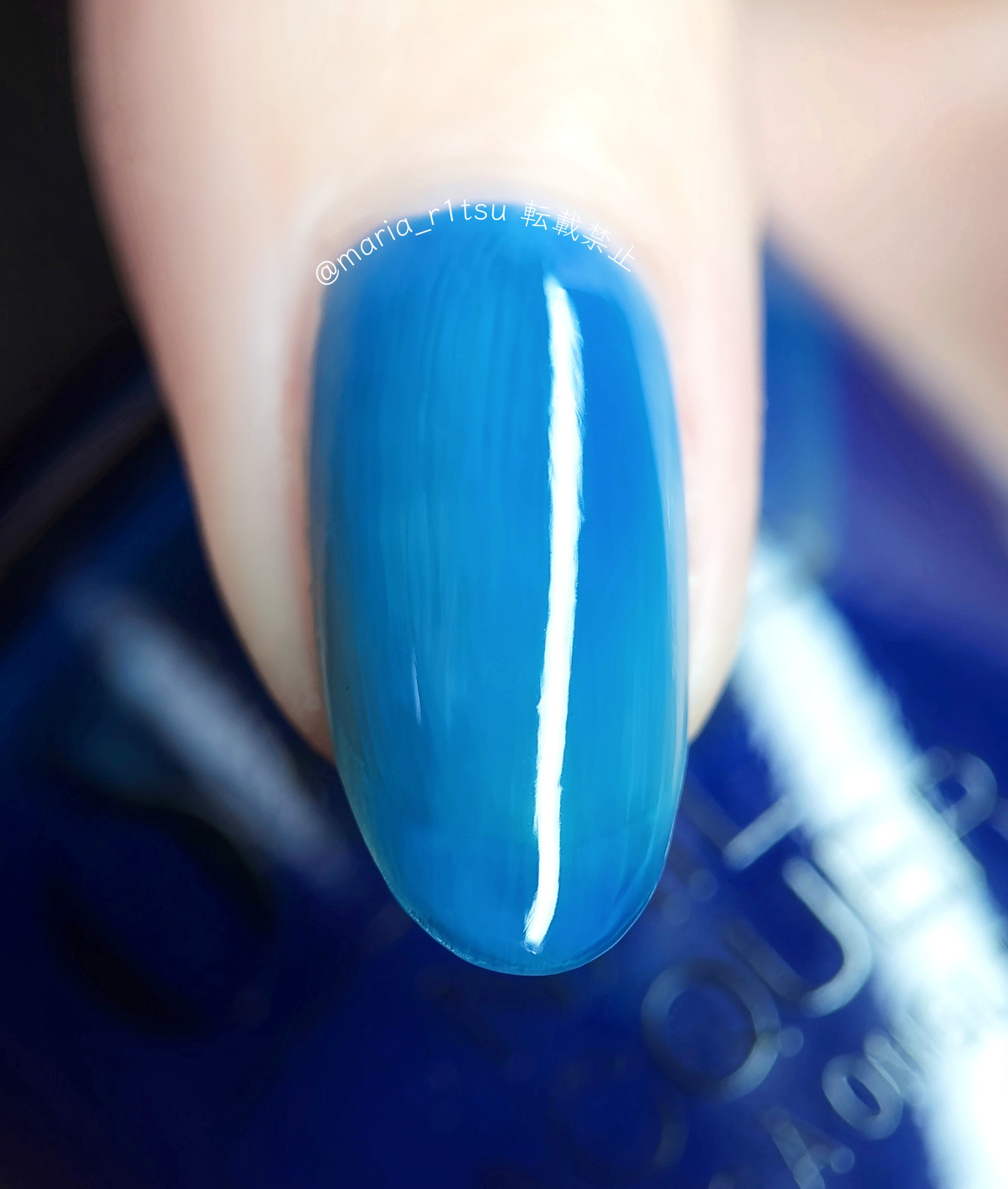 ザ ネイルポリッシュ 044S Blue Moon ブルームーン/ADDICTION/マニキュアを使ったクチコミ（1枚目）