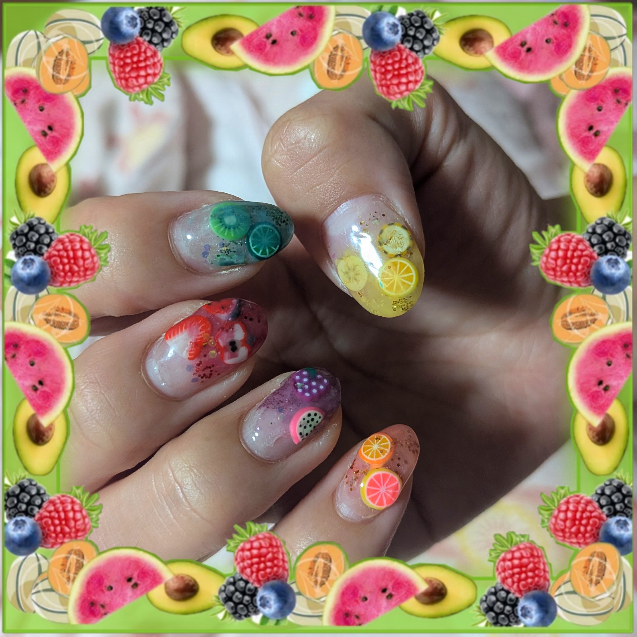 ジェルネイル（ライト対応）/セリア/ジェルネイルを使ったクチコミ（2枚目）