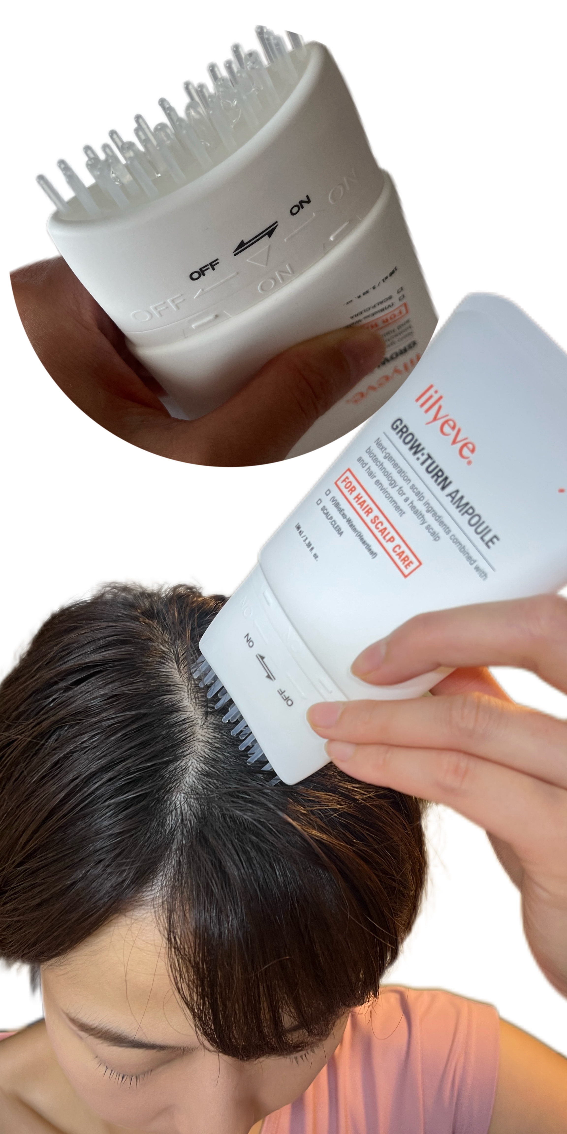 グローターンヘアアンプル/リリーイブ/頭皮ローションを使ったクチコミ（3枚目）