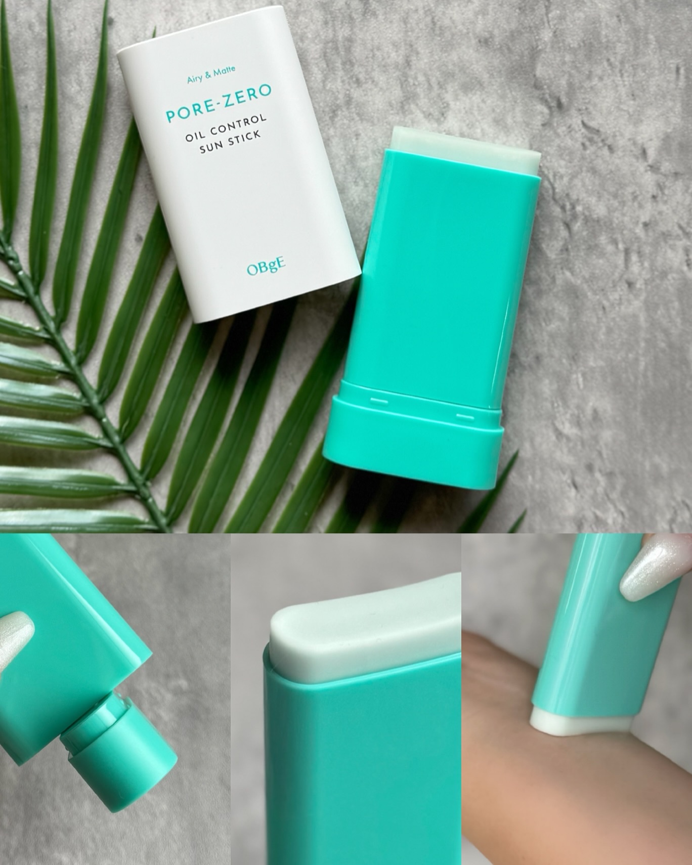 毛穴ゼロオイルコントロールサンスティック /オブジェ/日焼け止めスティックを使ったクチコミ（2枚目）