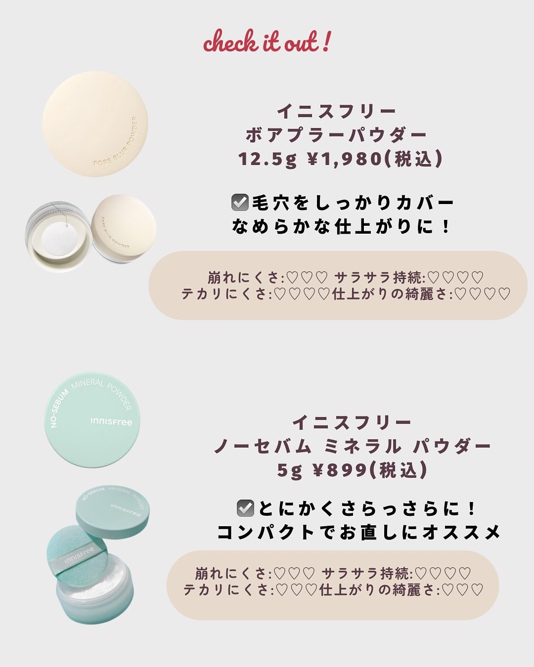 ポアブラー パウダー/innisfree/ルースパウダーを使ったクチコミ(3枚目)