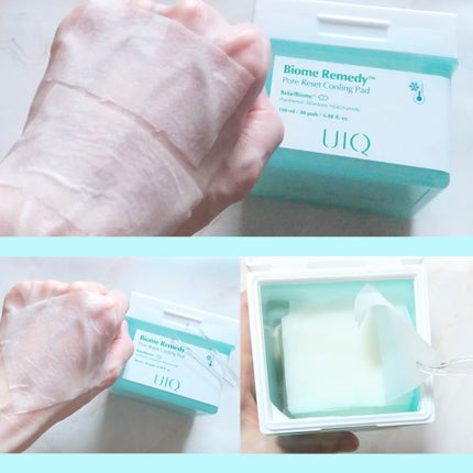 バイオームレメディポアリセットクーリングパッド/UIQ/トナーパッドを使ったクチコミ(4枚目)