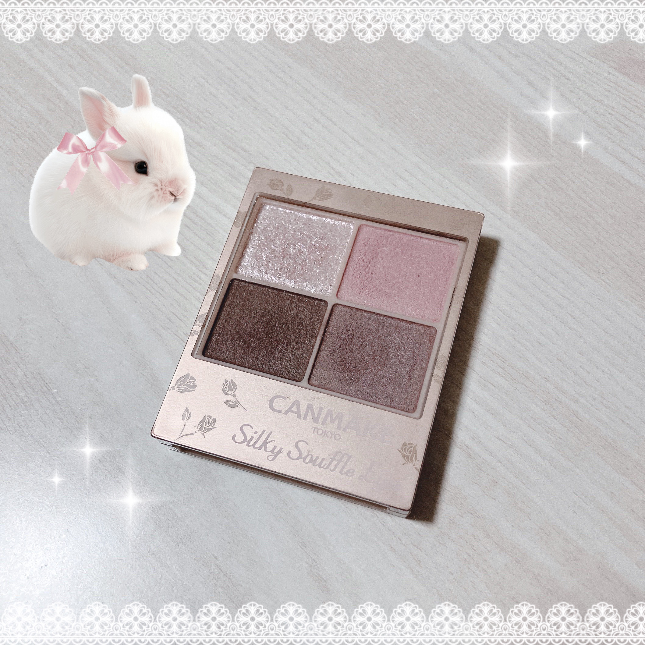 シルキースフレアイズ（マットタイプ）/キャンメイク/アイシャドウパレットを使ったクチコミ（1枚目）