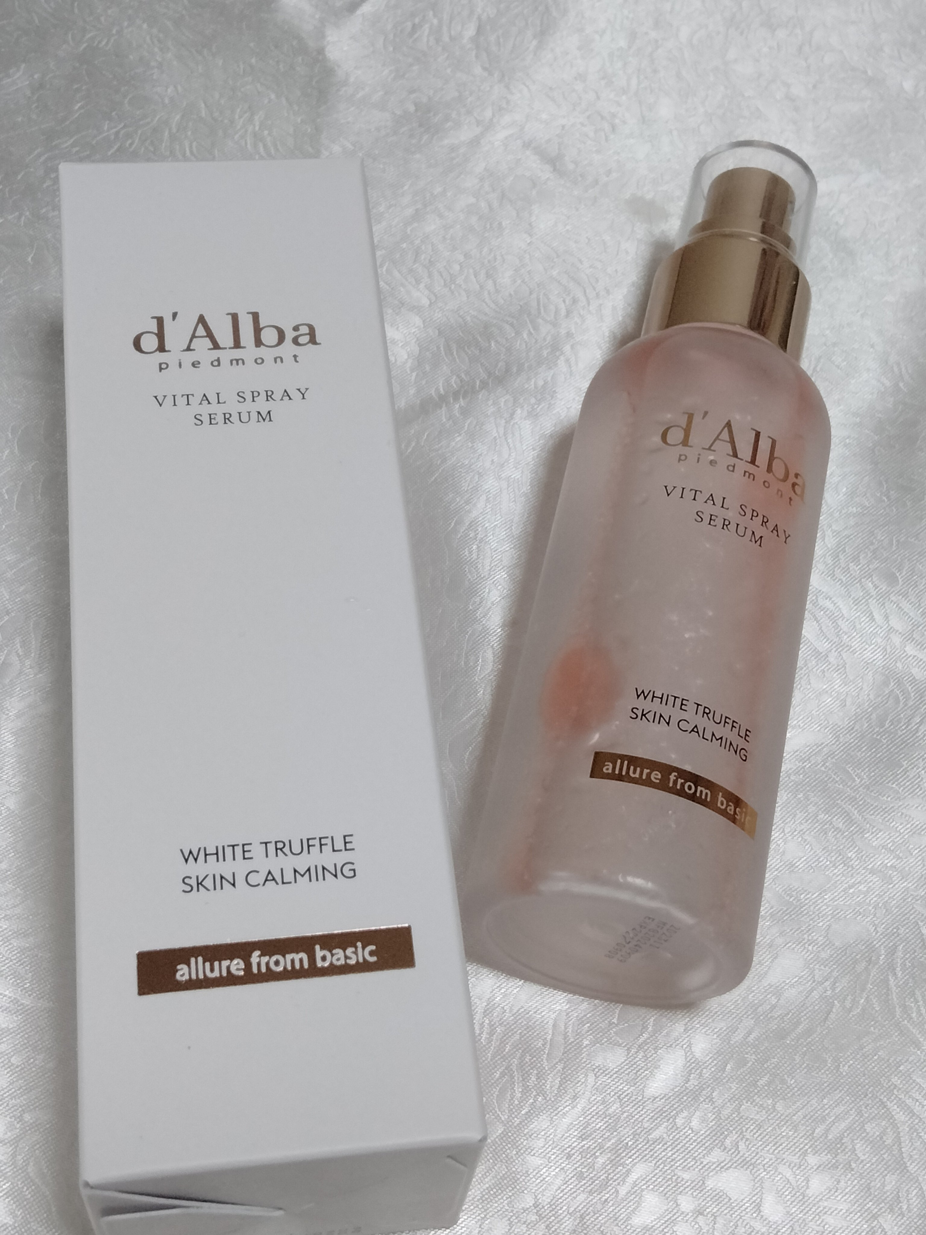 ダルバ ホワイトトリュフバイタルスプレーセラム/ダルバ/ミスト状化粧水を使ったクチコミ（1枚目）