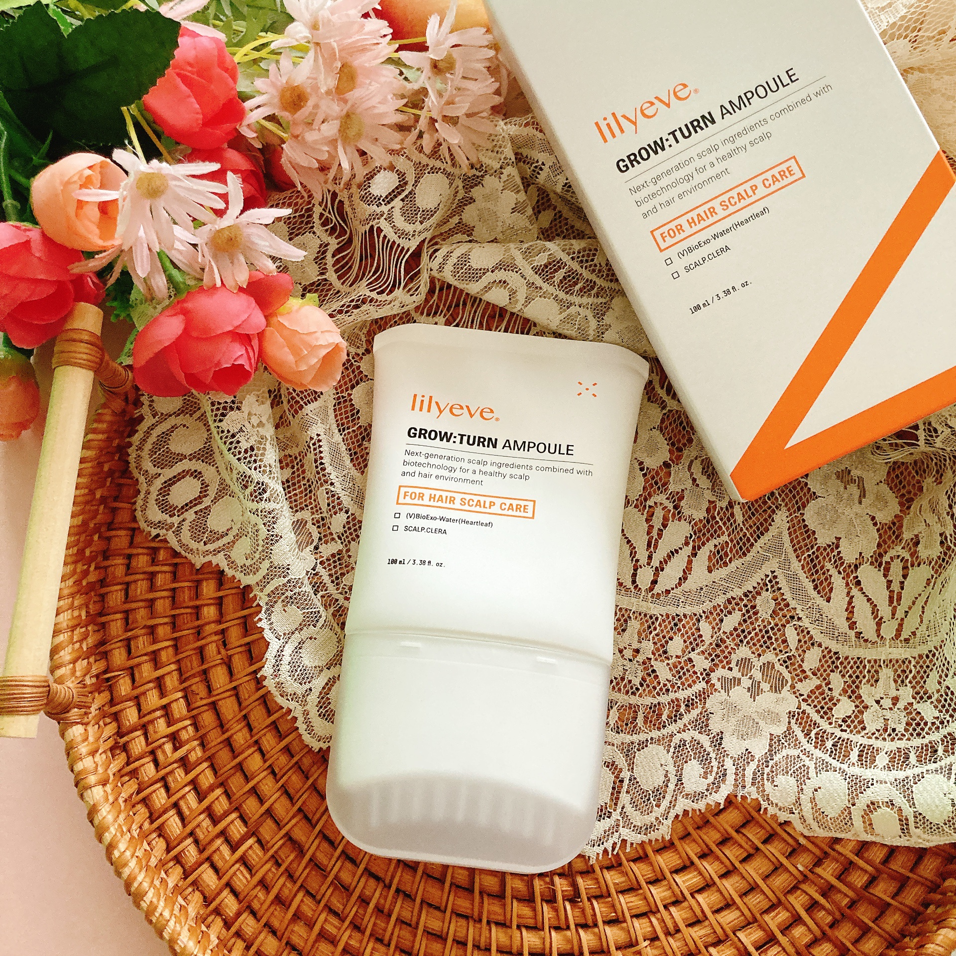 グローターンヘアアンプル/リリーイブ/頭皮ローションを使ったクチコミ（1枚目）