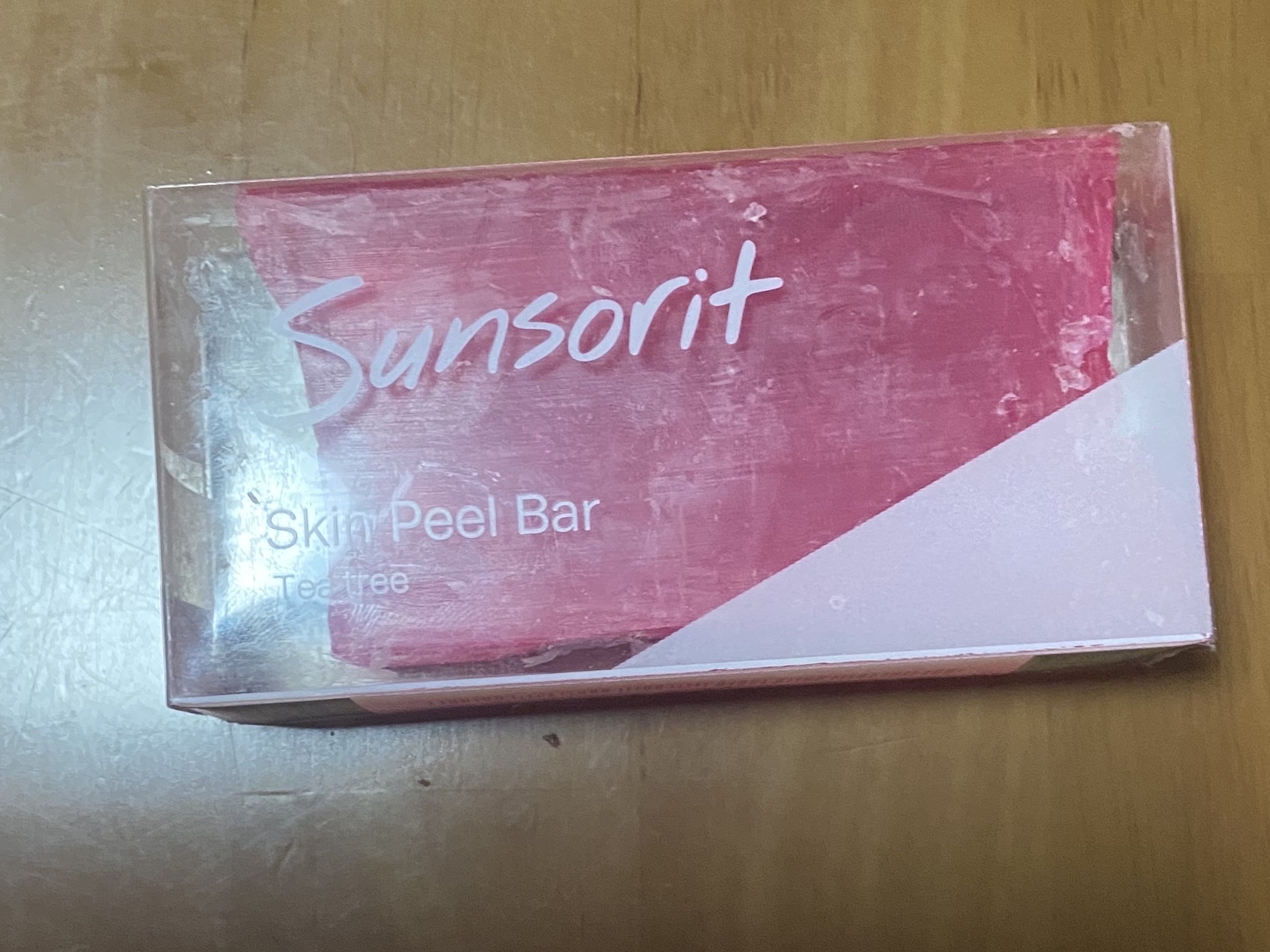 スキンピールバー ティートゥリー/サンソリット/洗顔石鹸を使ったクチコミ（1枚目）