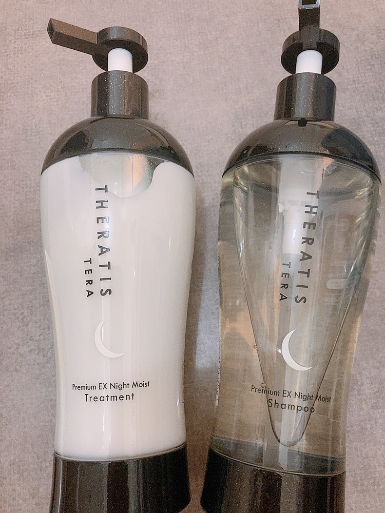 セラティス テラ プレミアム EX ナイト モイスト シャンプー/ヘアトリートメント/THERATIS/市販シャンプーを使ったクチコミ（1枚目）