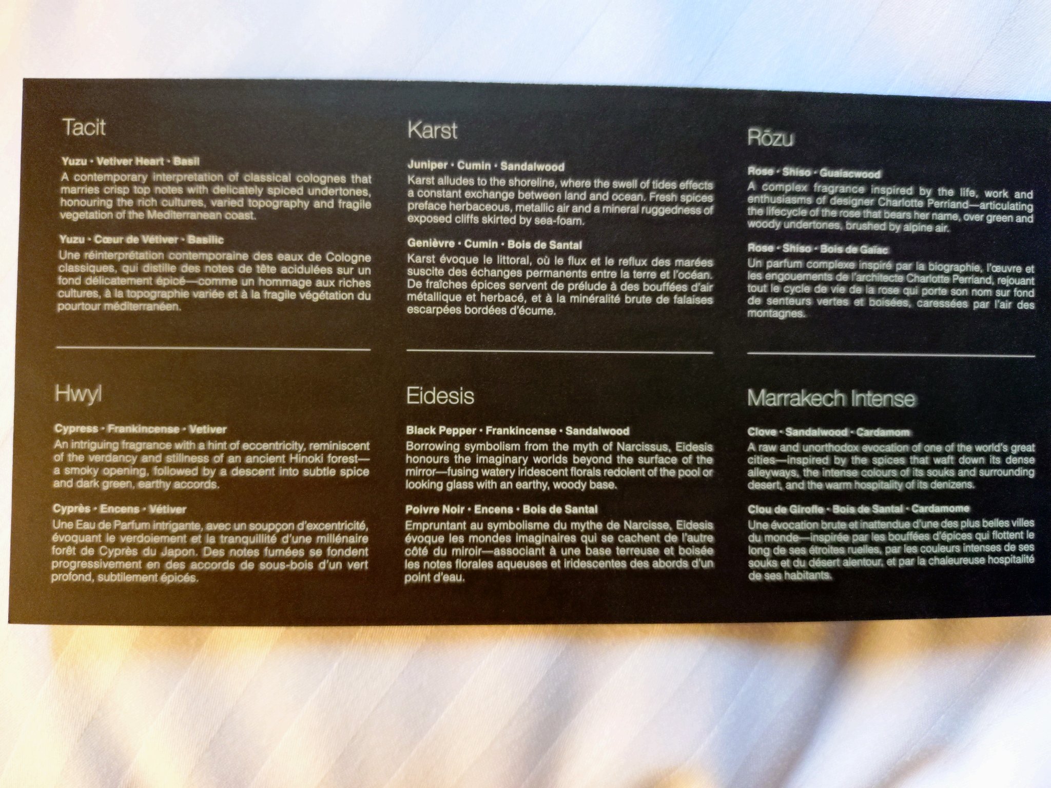 フレグランス アンソロジー ボリューム I/Aesop/その他キットセットを使ったクチコミ（2枚目）