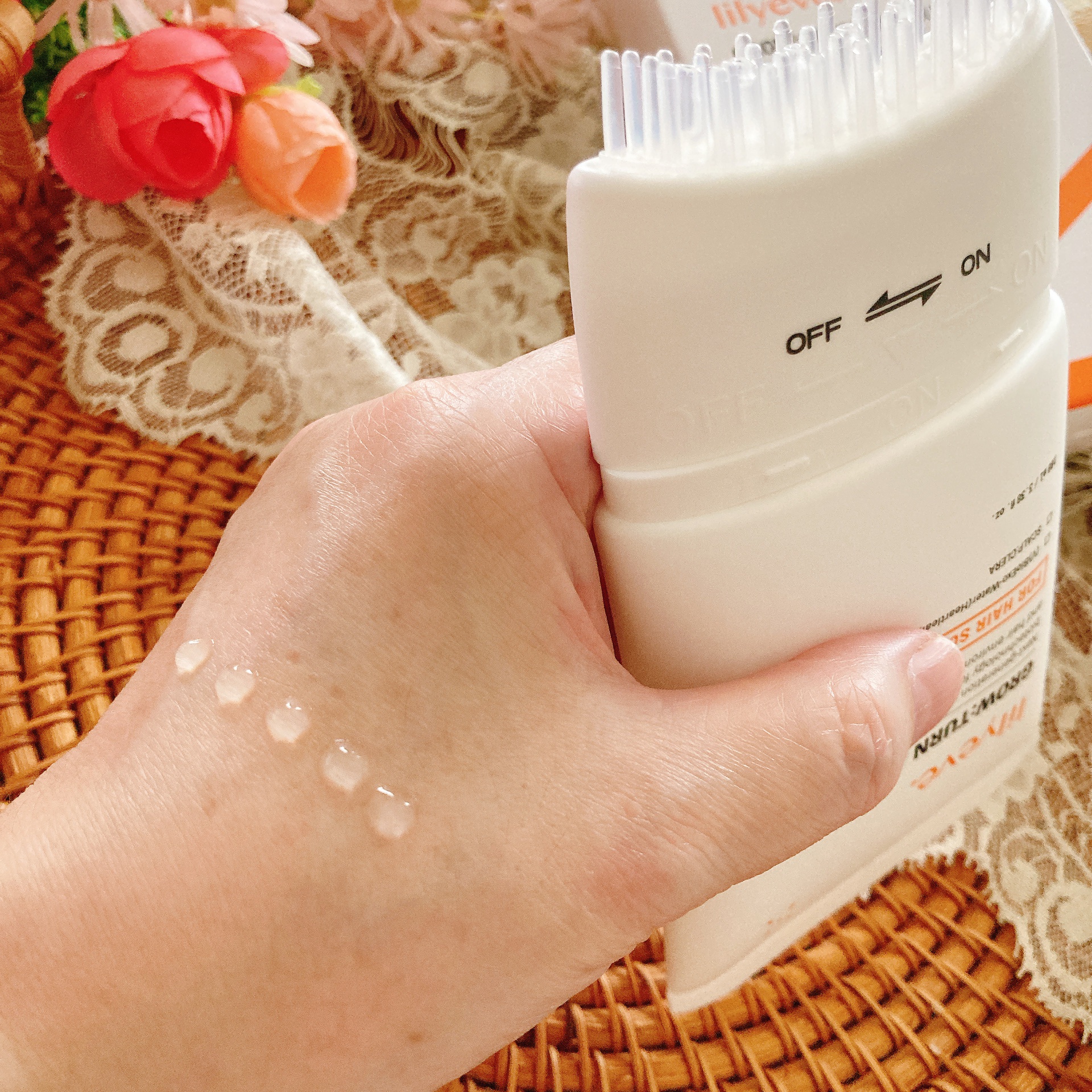 グローターンヘアアンプル/リリーイブ/頭皮ローションを使ったクチコミ（3枚目）