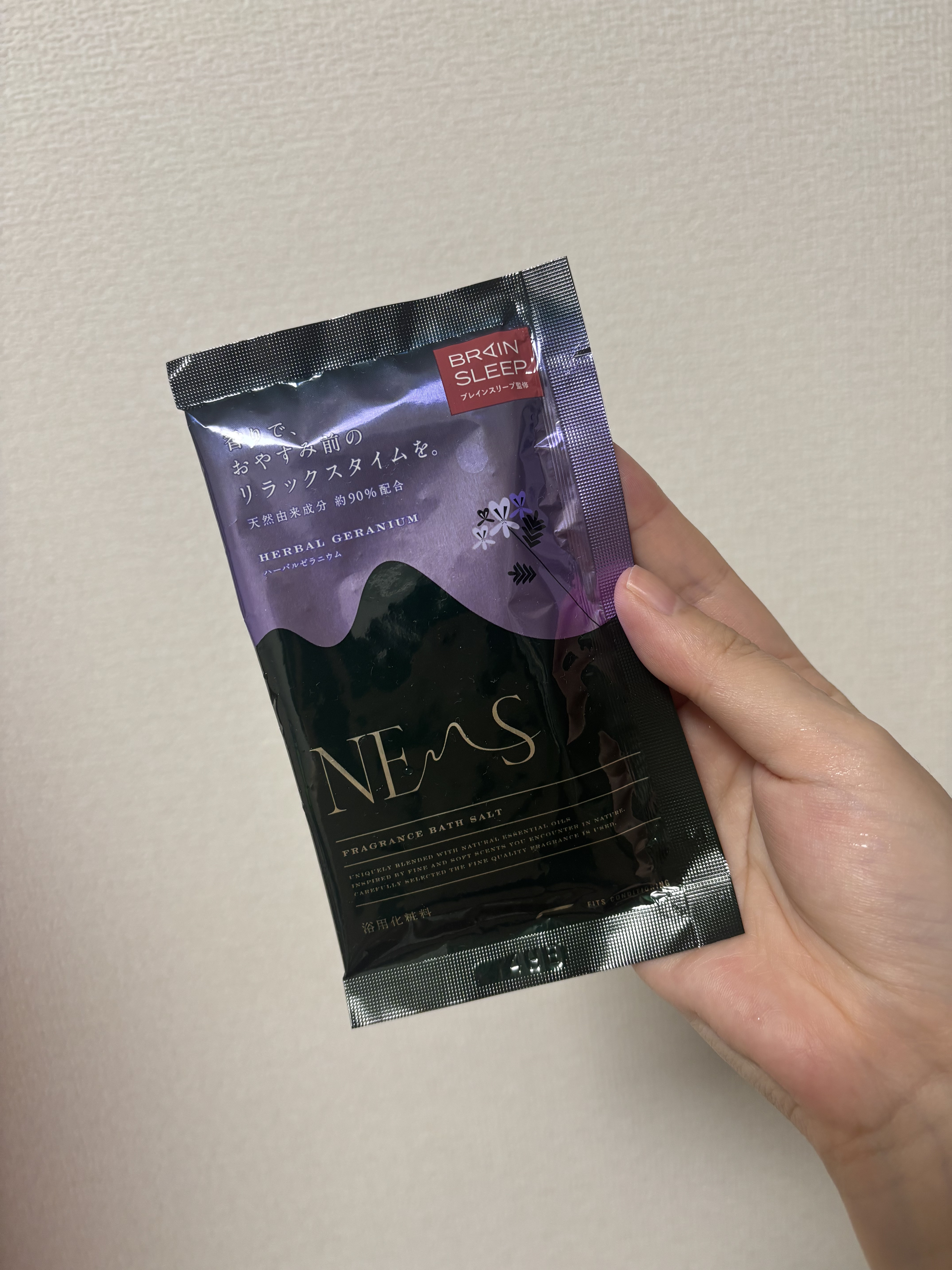 ネムス バスソルト ハーバルゼラニウム/フィッツコンディショニング/無機塩系入浴剤を使ったクチコミ（1枚目）