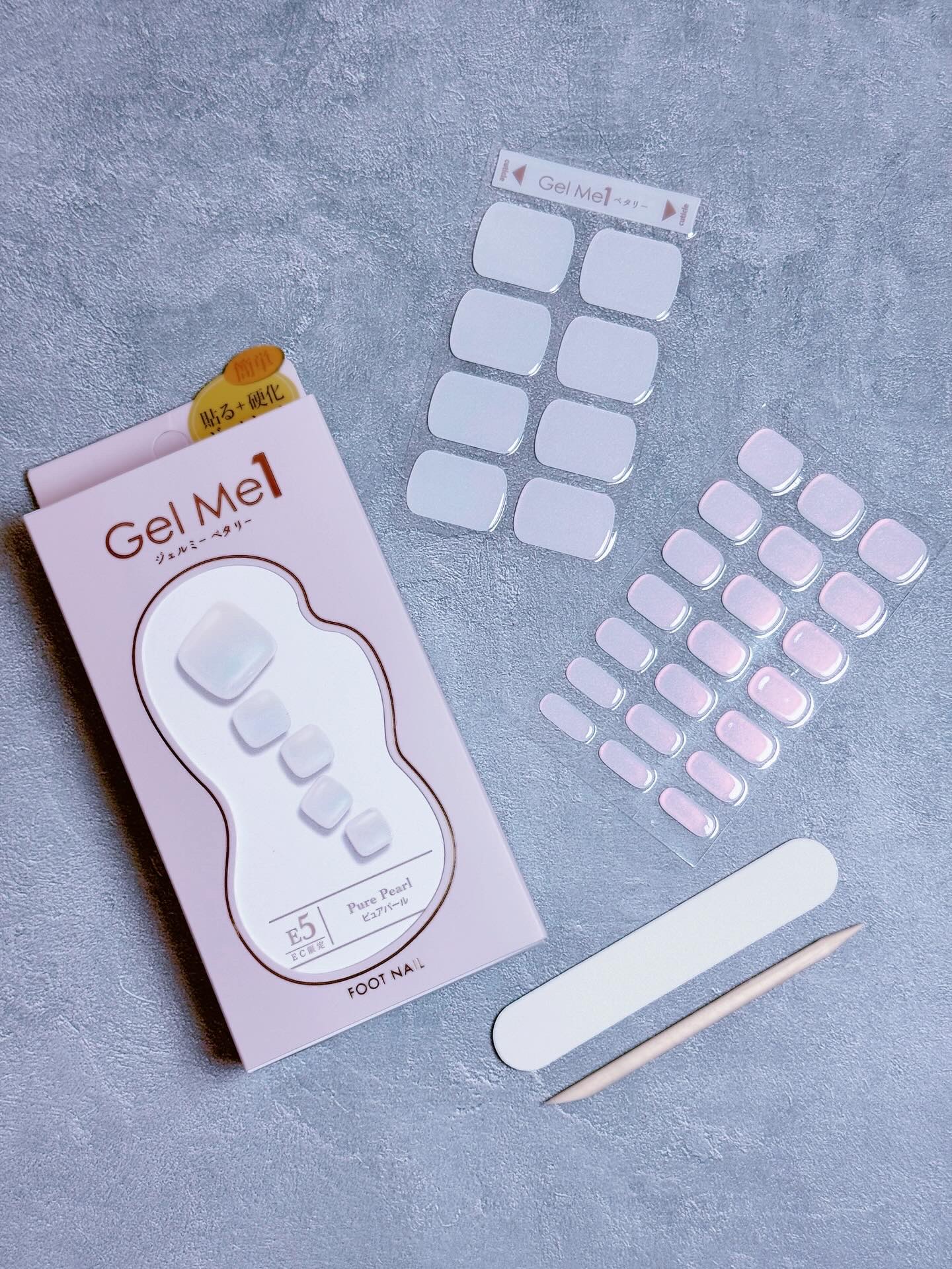 ジェルミーペタリー フット /ジェルミーワン/ネイルシールを使ったクチコミ（2枚目）
