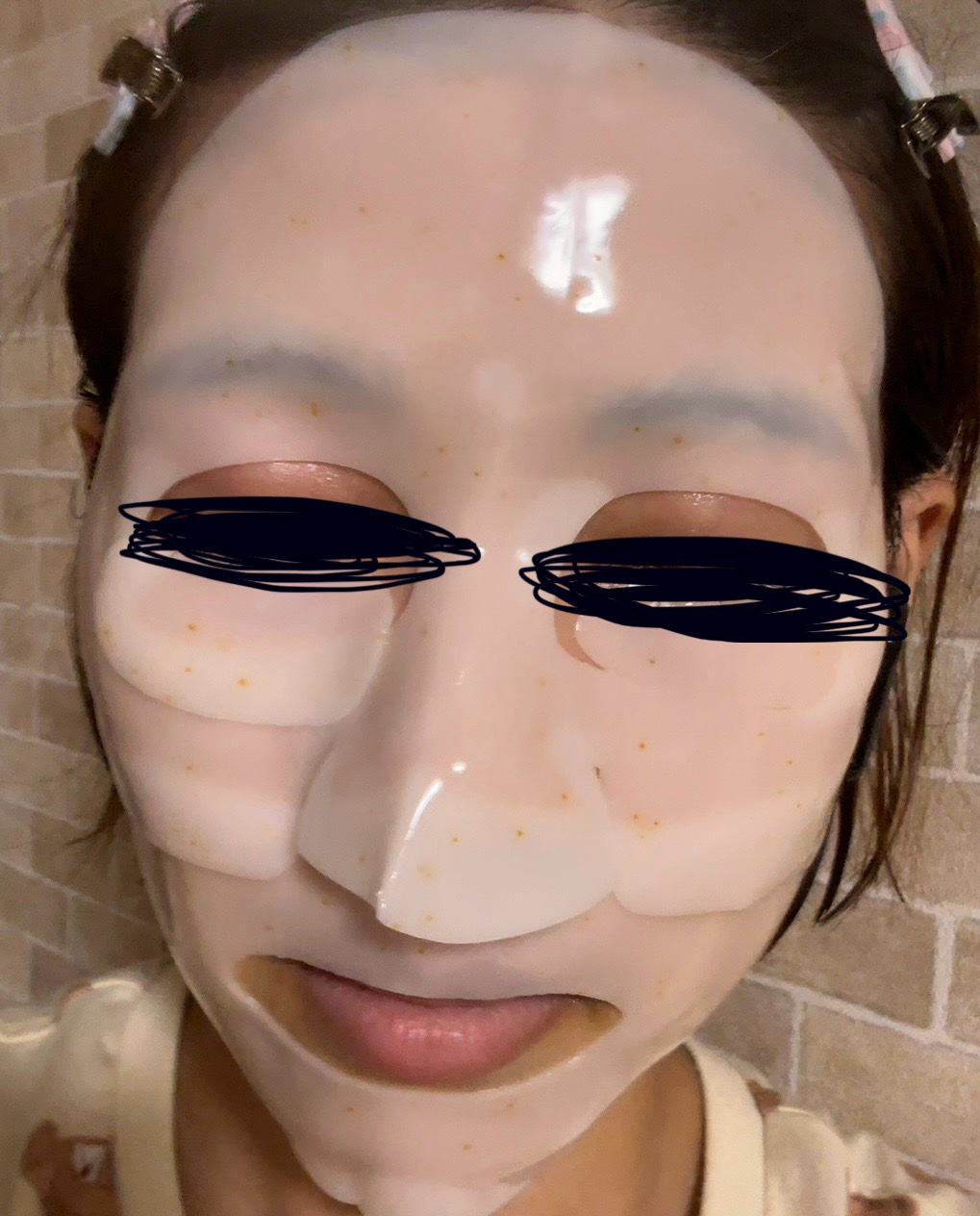 スージングリペア トーニングゲルマスク/ダーマファーム/シートマスク・パックを使ったクチコミ（3枚目）