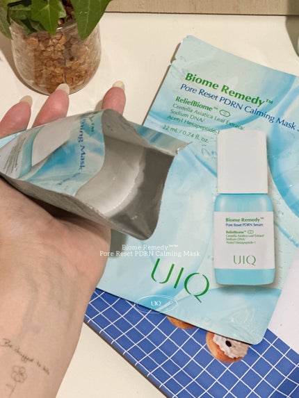 バイオームレメディポアリセットPDRN カーミングマスク/UIQ/シートマスク・パックを使ったクチコミ(1枚目)
