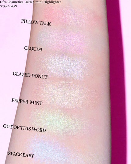 OFRA mini Highlighter/Ofra Cosmetics/パウダーハイライトを使ったクチコミ(3枚目)