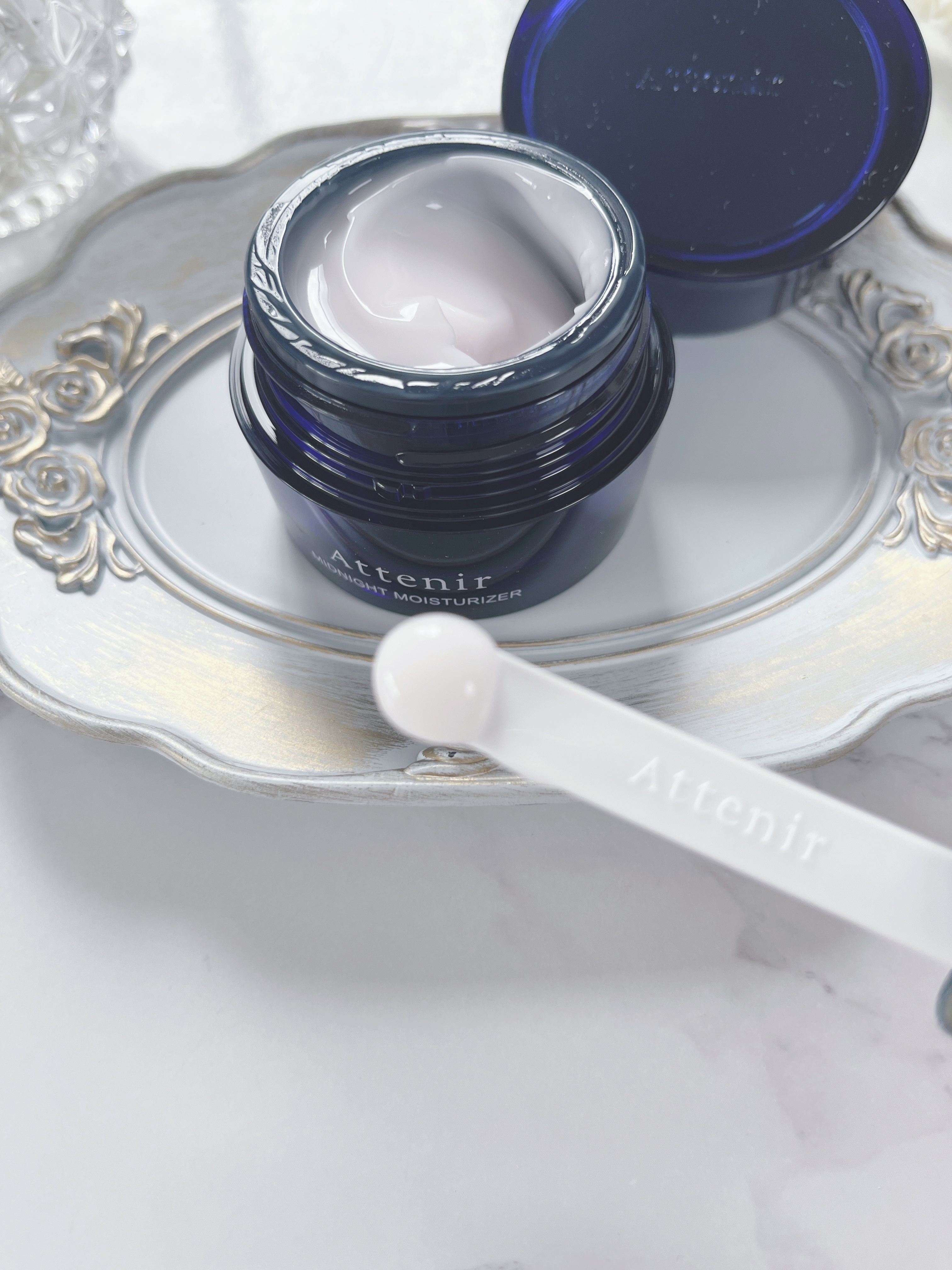 アテニア ミッドナイトモイスチャライザー/アテニア/フェイスクリームを使ったクチコミ（2枚目）