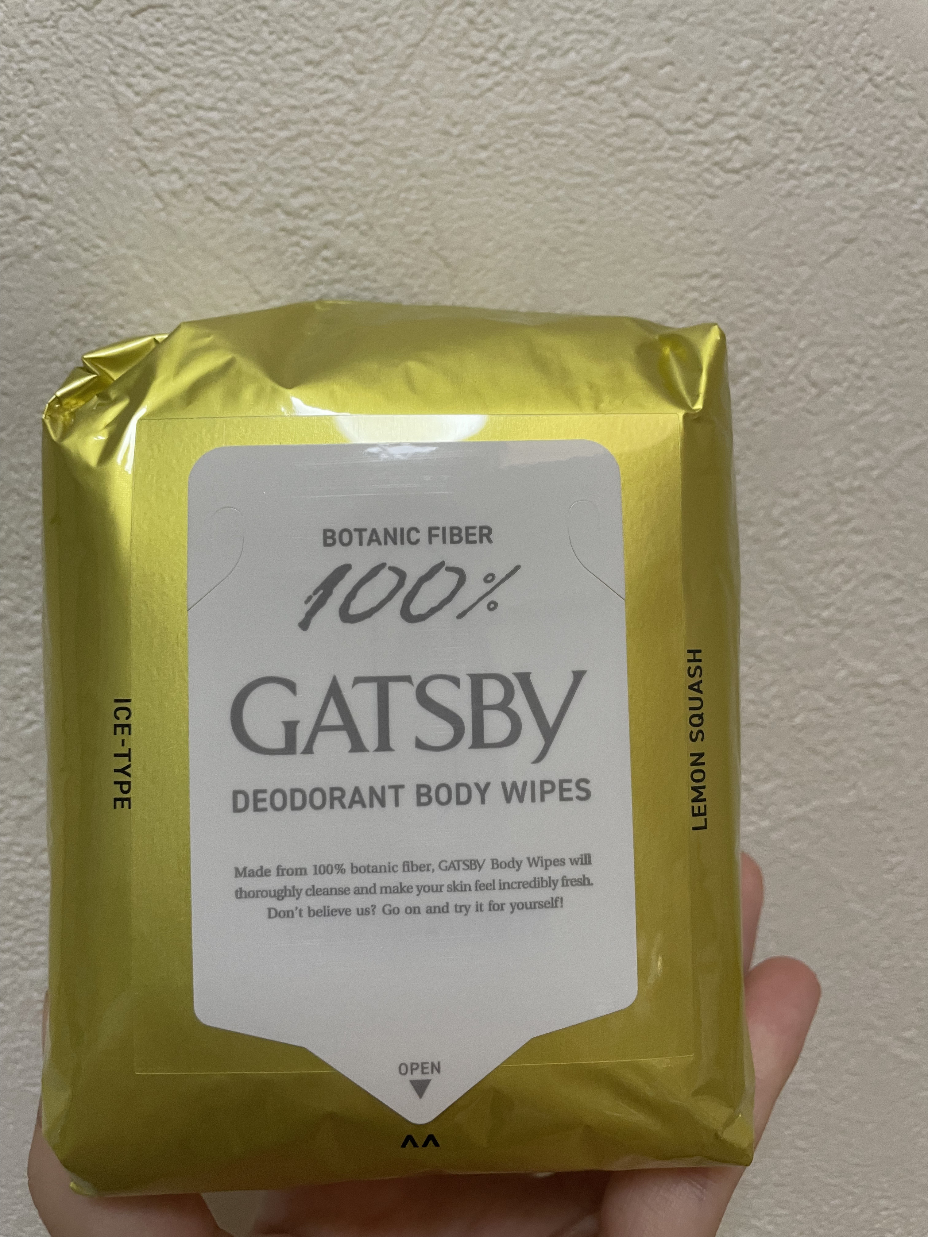ギャツビー アイスデオドラント ボディペーパー レモンスカッシュ/ギャツビー/デオドラント・制汗剤を使ったクチコミ（3枚目）