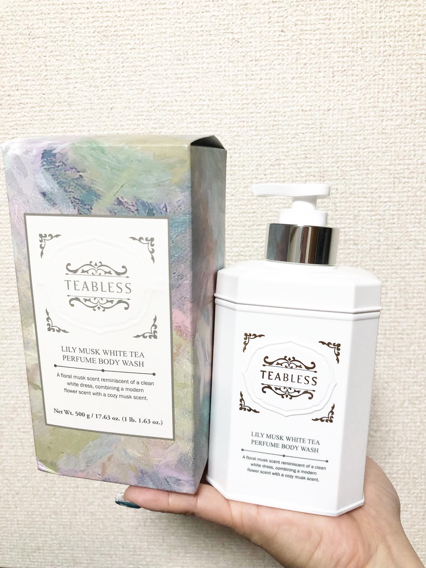 パフュームボディウォッシュ リリームスクホワイトティー/TEABLESS/ボディソープを使ったクチコミ（2枚目）