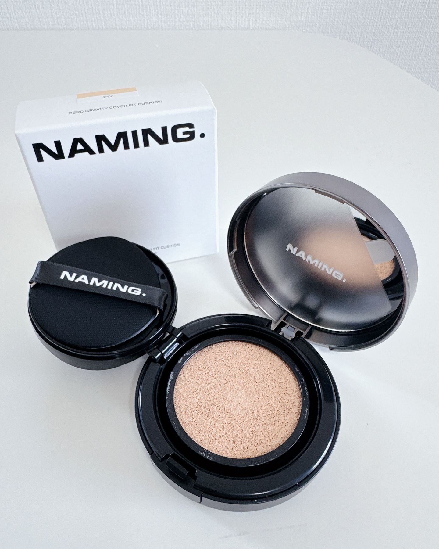 ネーミング ゼログラビティ カバーフィットクッション/NAMING./クッションファンデーションを使ったクチコミ（3枚目）