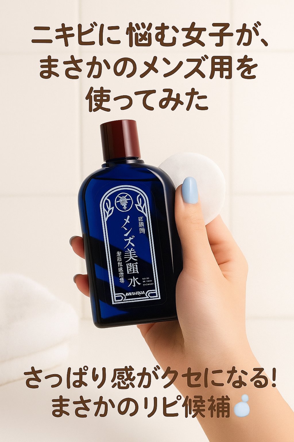 美顔・無印良品の化粧水を使った口コミ -①明色美顔水 薬用化粧