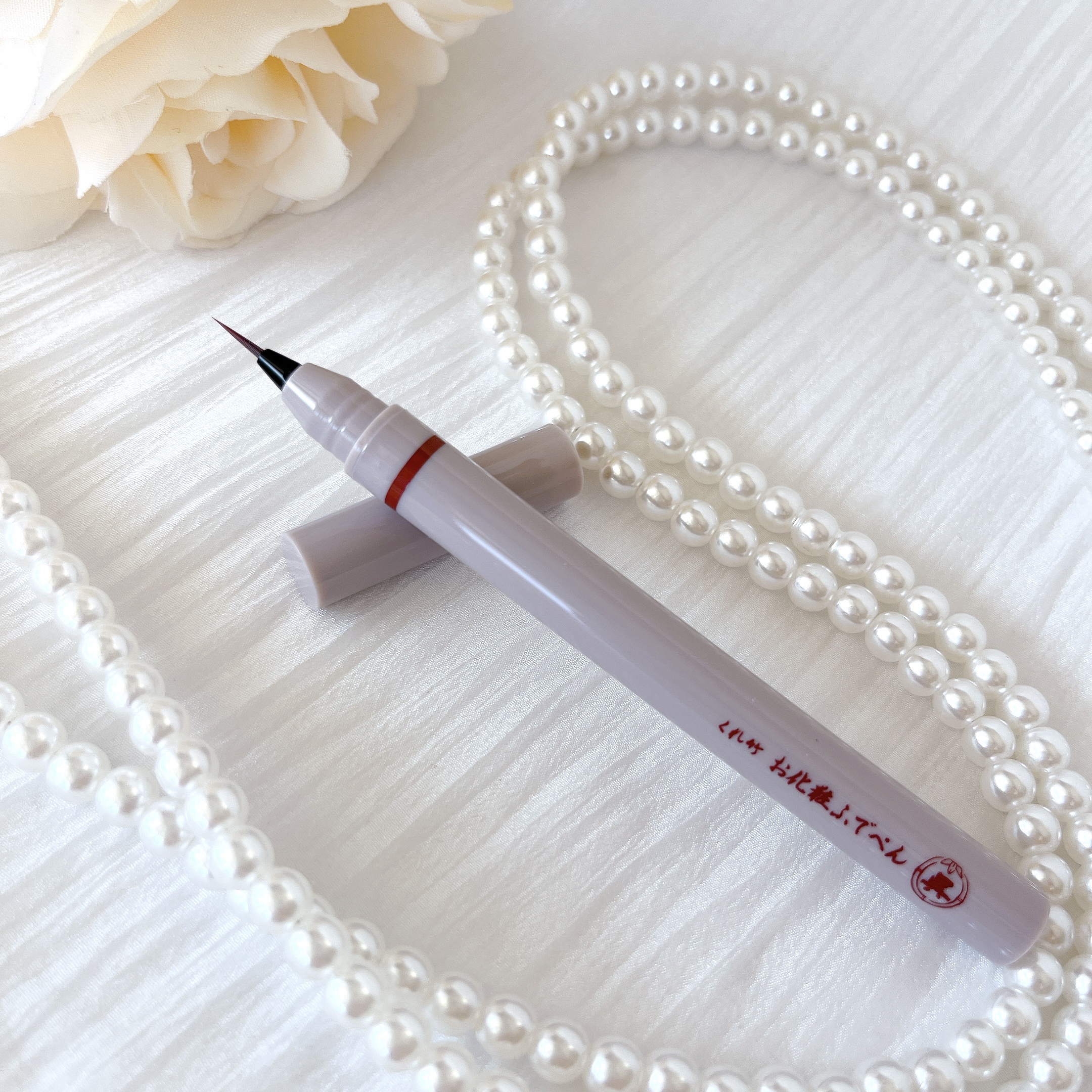 くれ竹 お化粧ふでぺん 眉毛用 毛筆極細/くれ竹 /リキッドアイブロウを使ったクチコミ（1枚目）