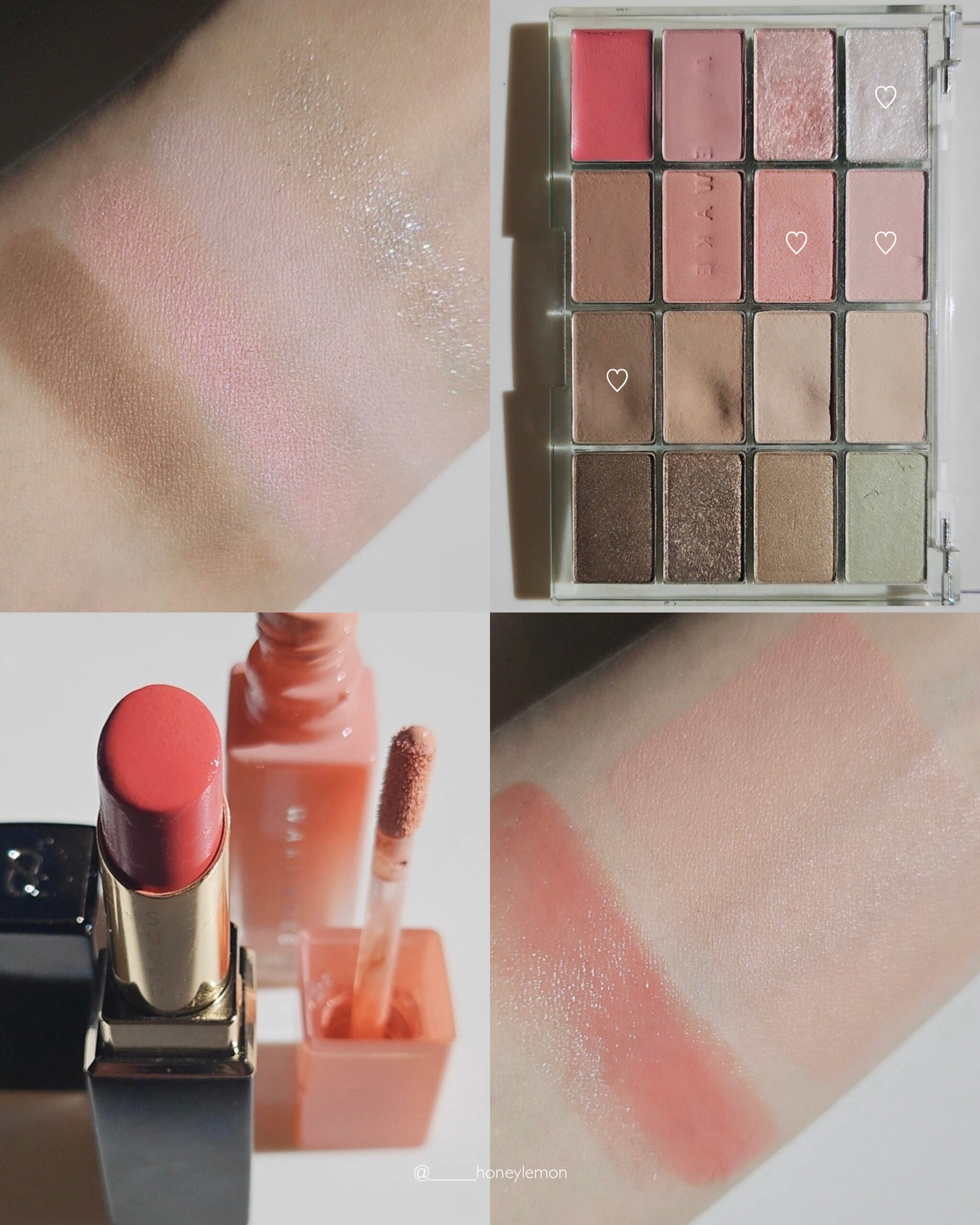 ソフトブラーリングアイパレット/wakemake/アイシャドウパレットを使ったクチコミ（3枚目）