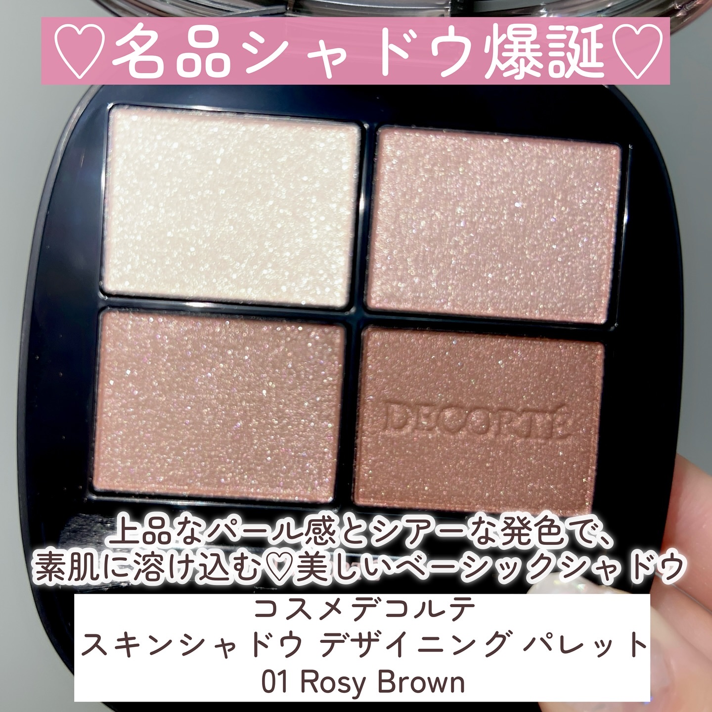 スキンシャドウ デザイニング パレット/DECORTÉ/アイシャドウパレットを使ったクチコミ（3枚目）
