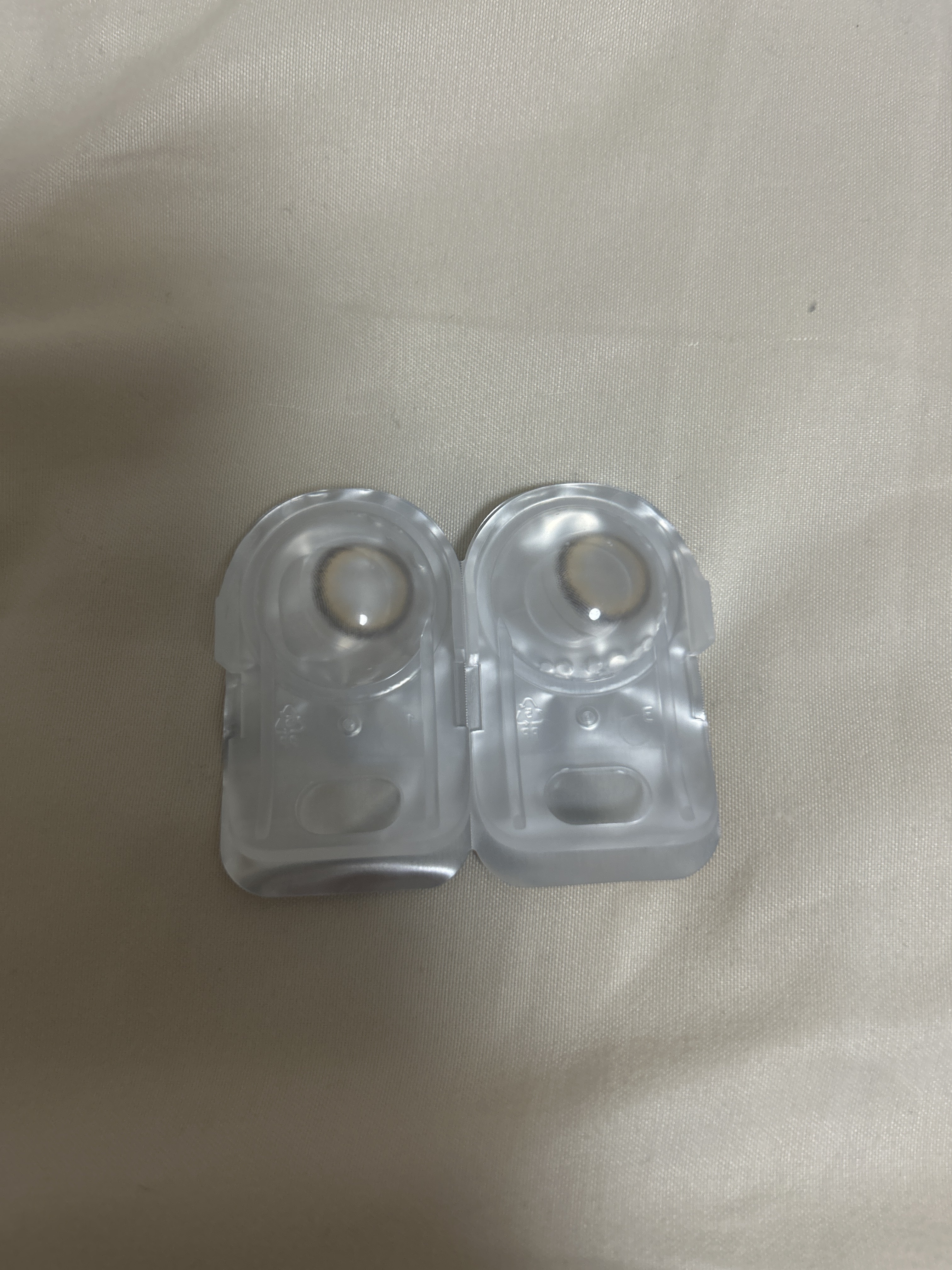 ViVi Ring 1day ベージュ/OLENS/ワンデー（１DAY）カラコンを使ったクチコミ（2枚目）