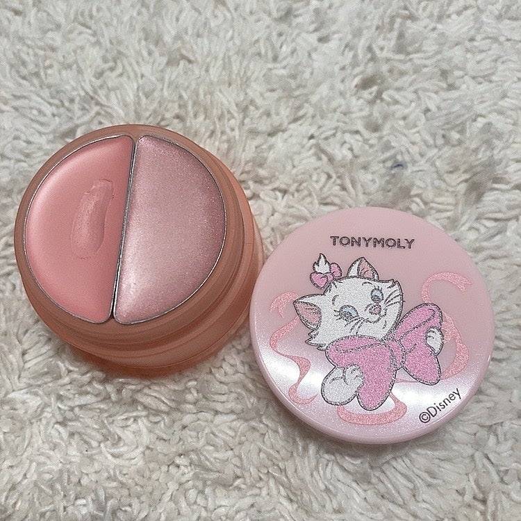 チークトーン リップ&チーク デュオバーム/TONYMOLY/口紅を使ったクチコミ(2枚目)