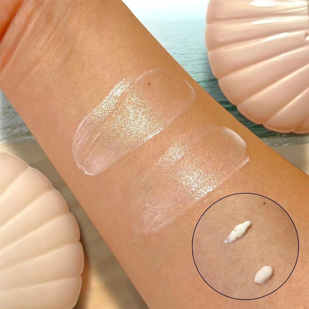 アクアシェルサンクリーム/dasique/日焼け止め・UVケアを使ったクチコミ(4枚目)