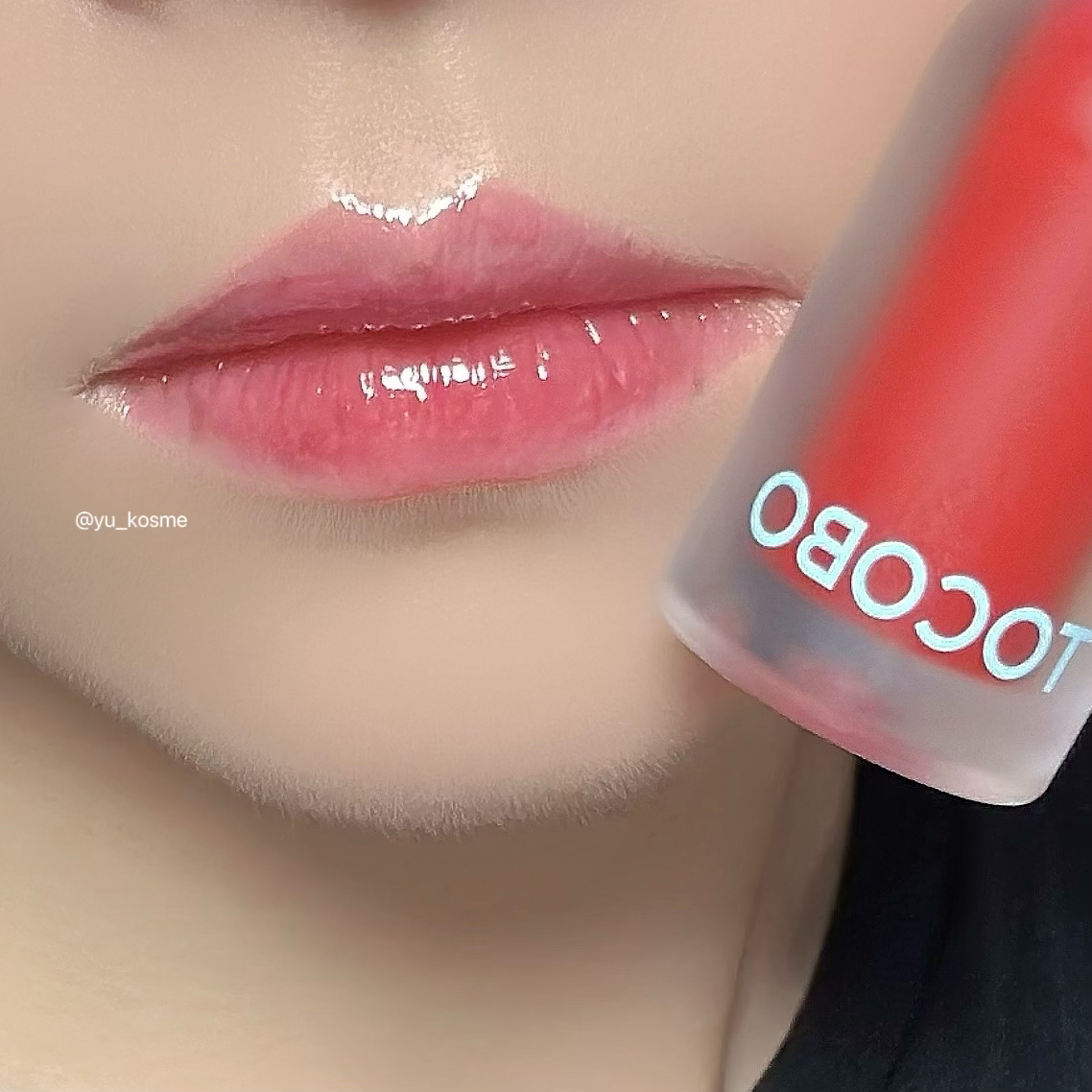 ジューシーベリープランピングリップオイル/TOCOBO/リップグロスを使ったクチコミ（3枚目）