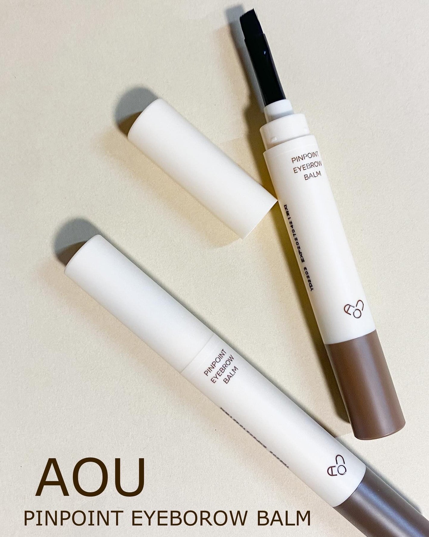 ピンポイントアイブロウバーム/AOU/パウダーアイブロウを使ったクチコミ(1枚目)