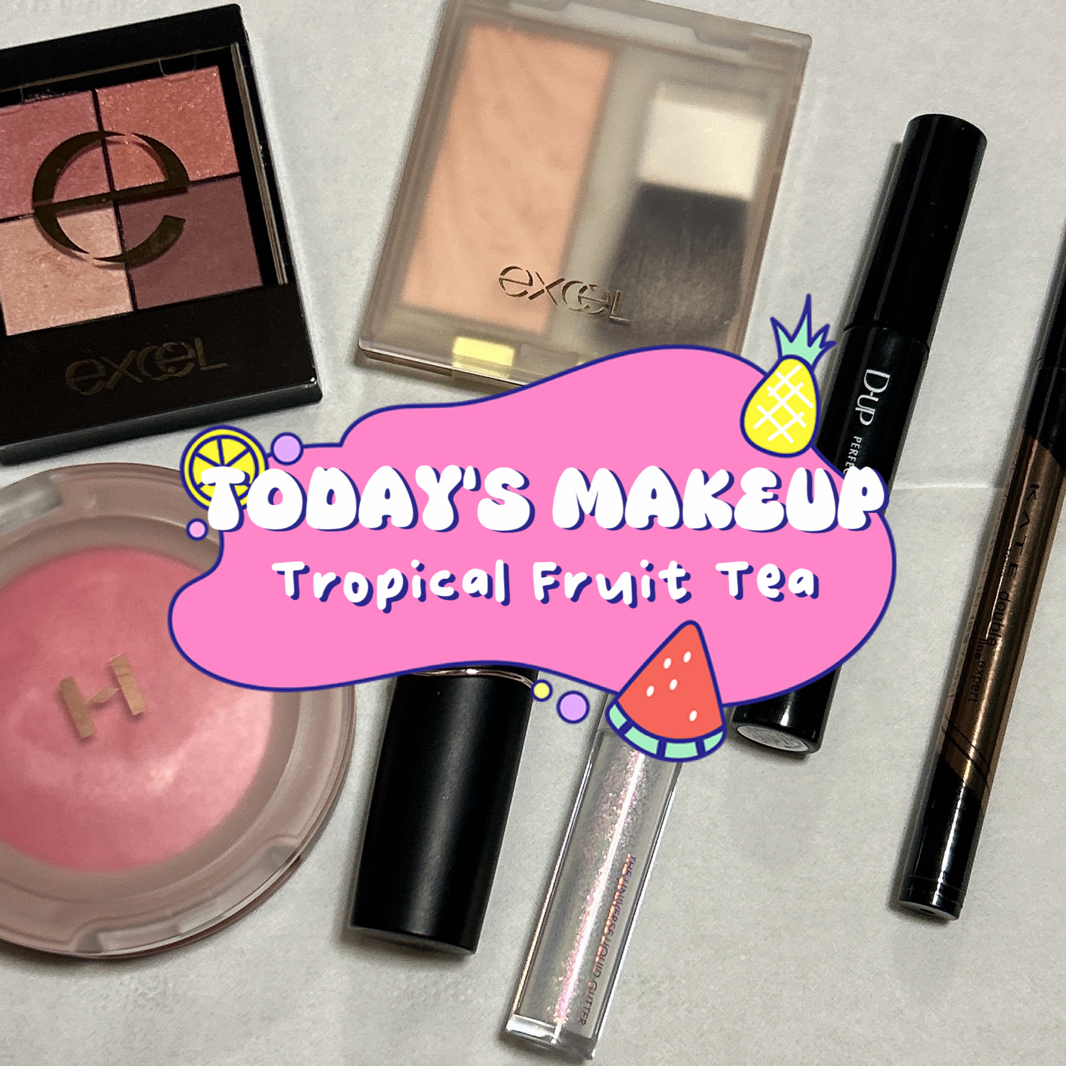 ドレープド シマーグロウ/excel/パウダーハイライトを使ったクチコミ（1枚目）