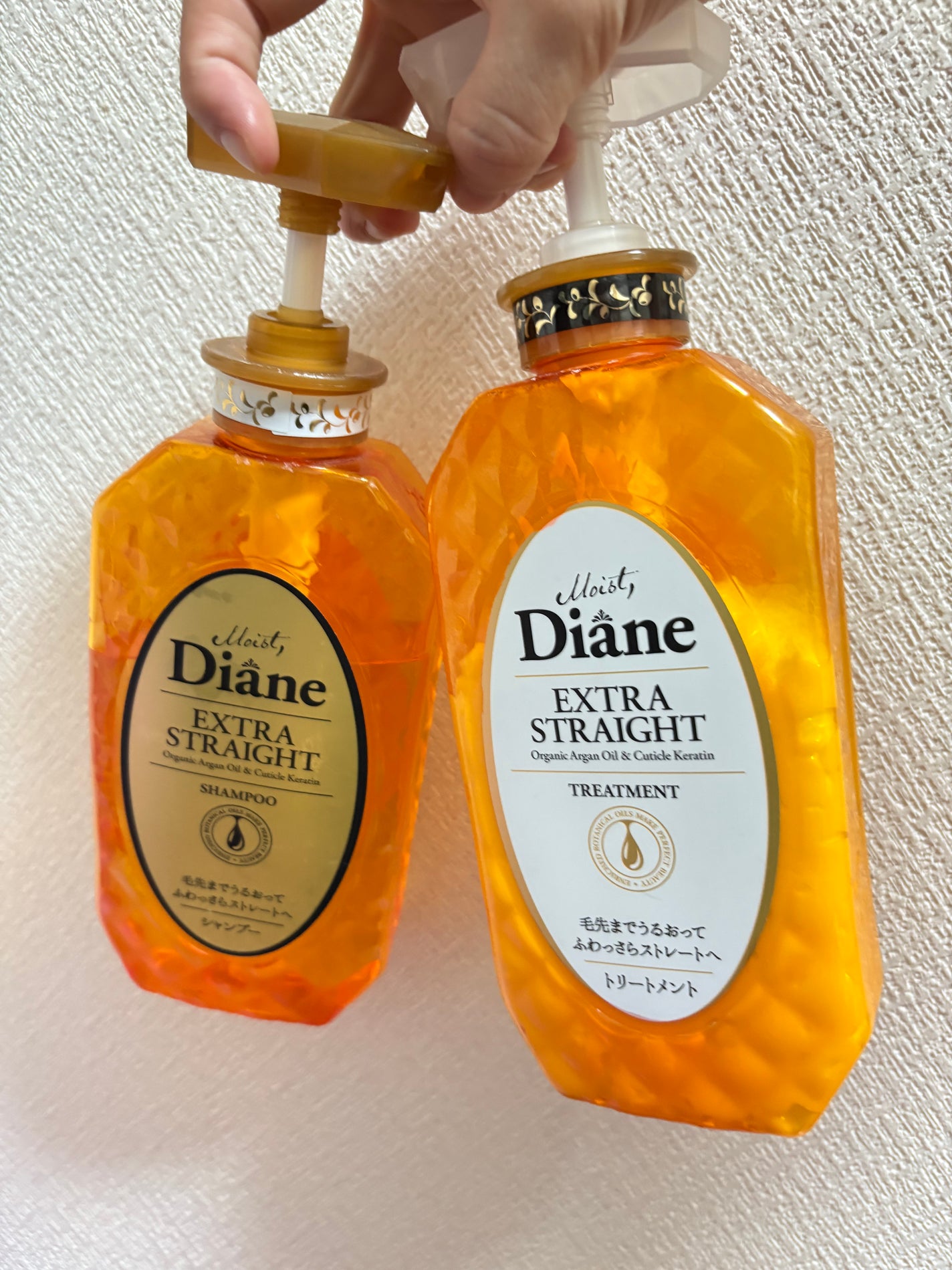 パーフェクトビューティ モイストダイアン エクストラストレート シャンプー/トリートメント/ダイアン/市販シャンプーを使ったクチコミ(1枚目)