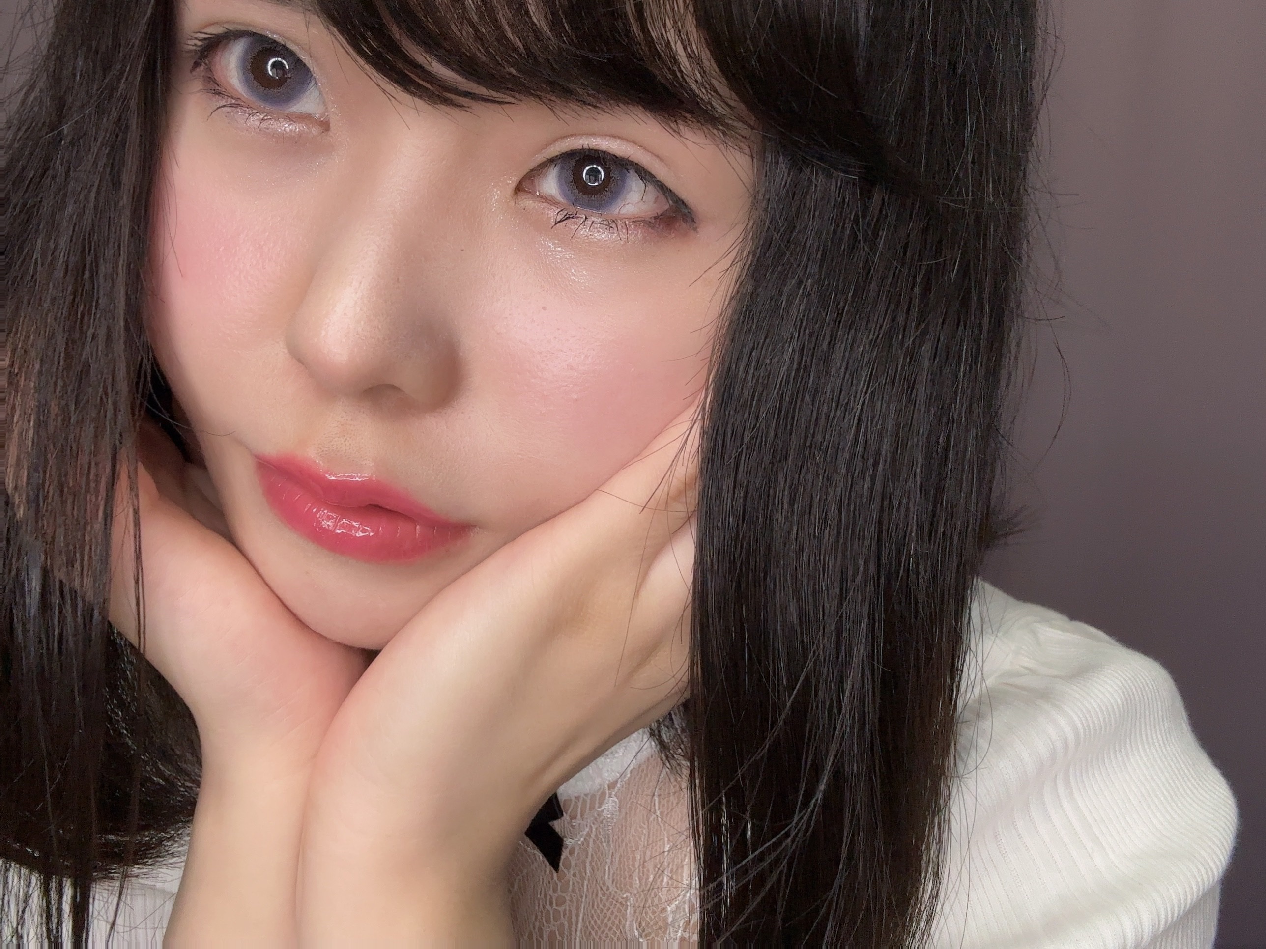 Angelcolor Bambi Series Vintage 1day ヴィンテージラベンダー/AngelColor/ワンデー（１DAY）カラコンを使ったクチコミ（3枚目）