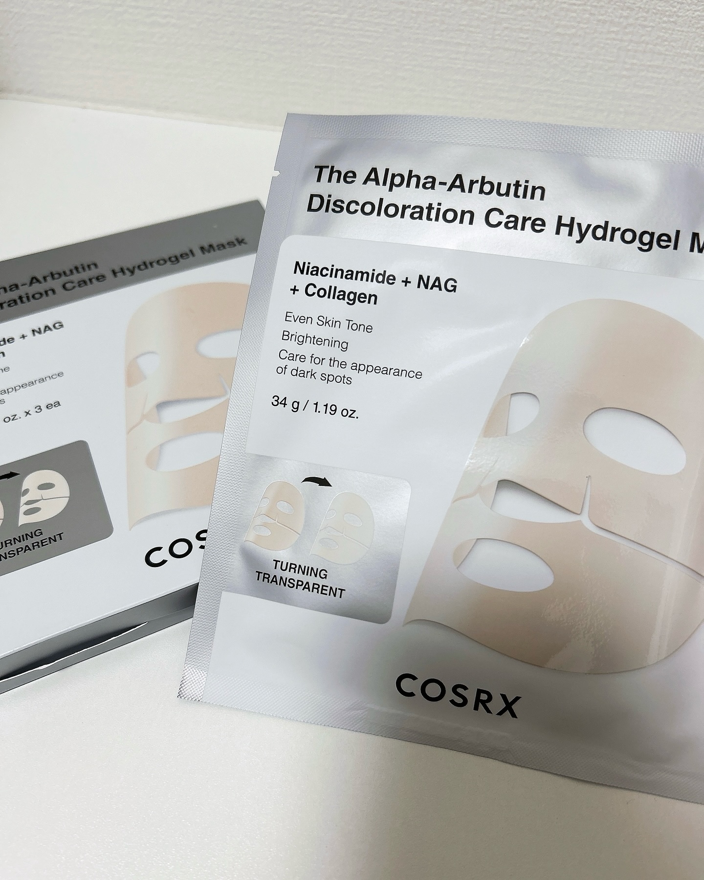 RXザ・アルファ アルブチン ハイドロゲルパック/COSRX/シートマスク・パックを使ったクチコミ（2枚目）