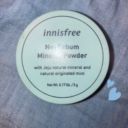 ノーセバム ミネラルパウダー N/innisfree/ルースパウダーを使ったクチコミ(1枚目)