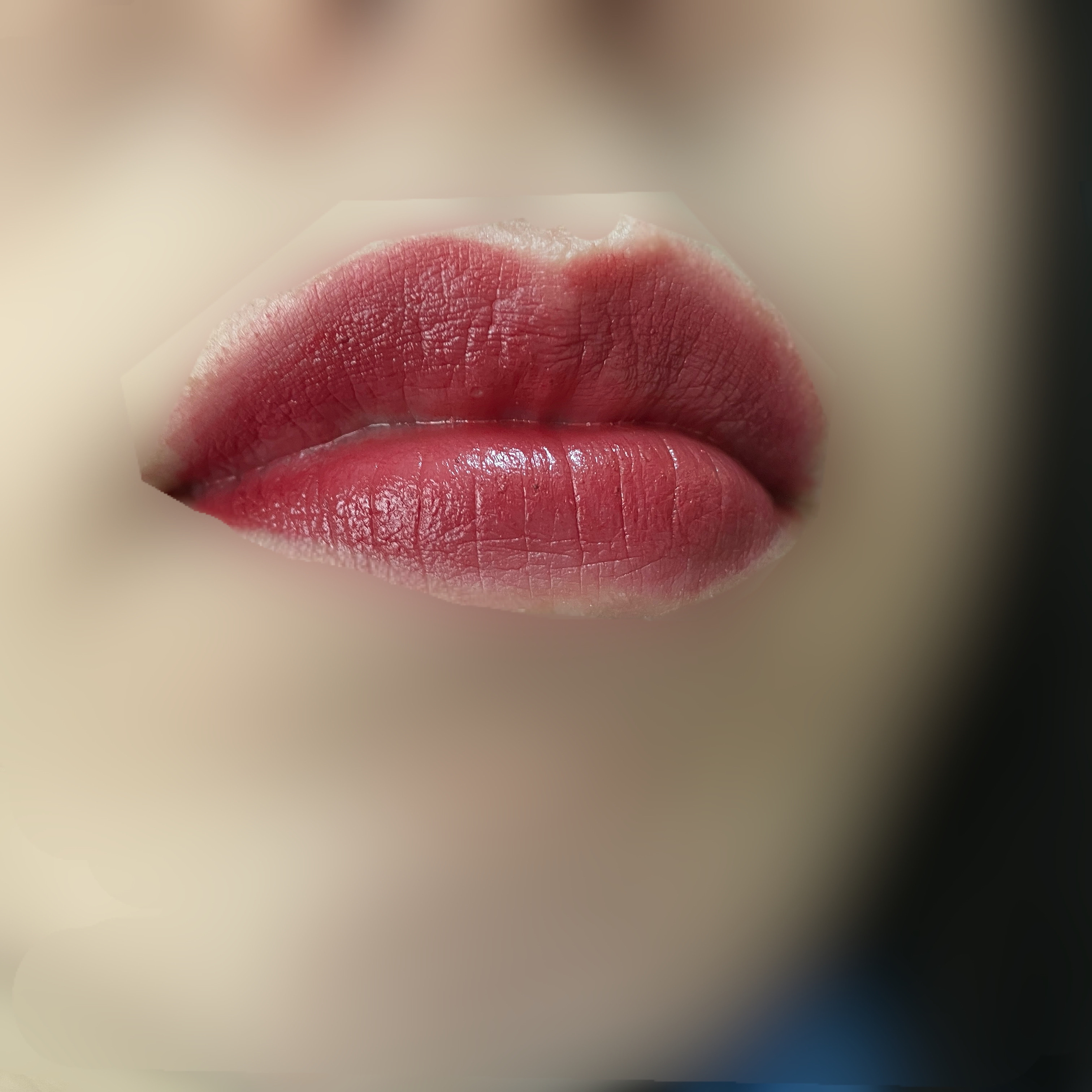 ルージュ ピュールクチュール N2/YVES SAINT LAURENT BEAUTE/口紅を使ったクチコミ（2枚目）