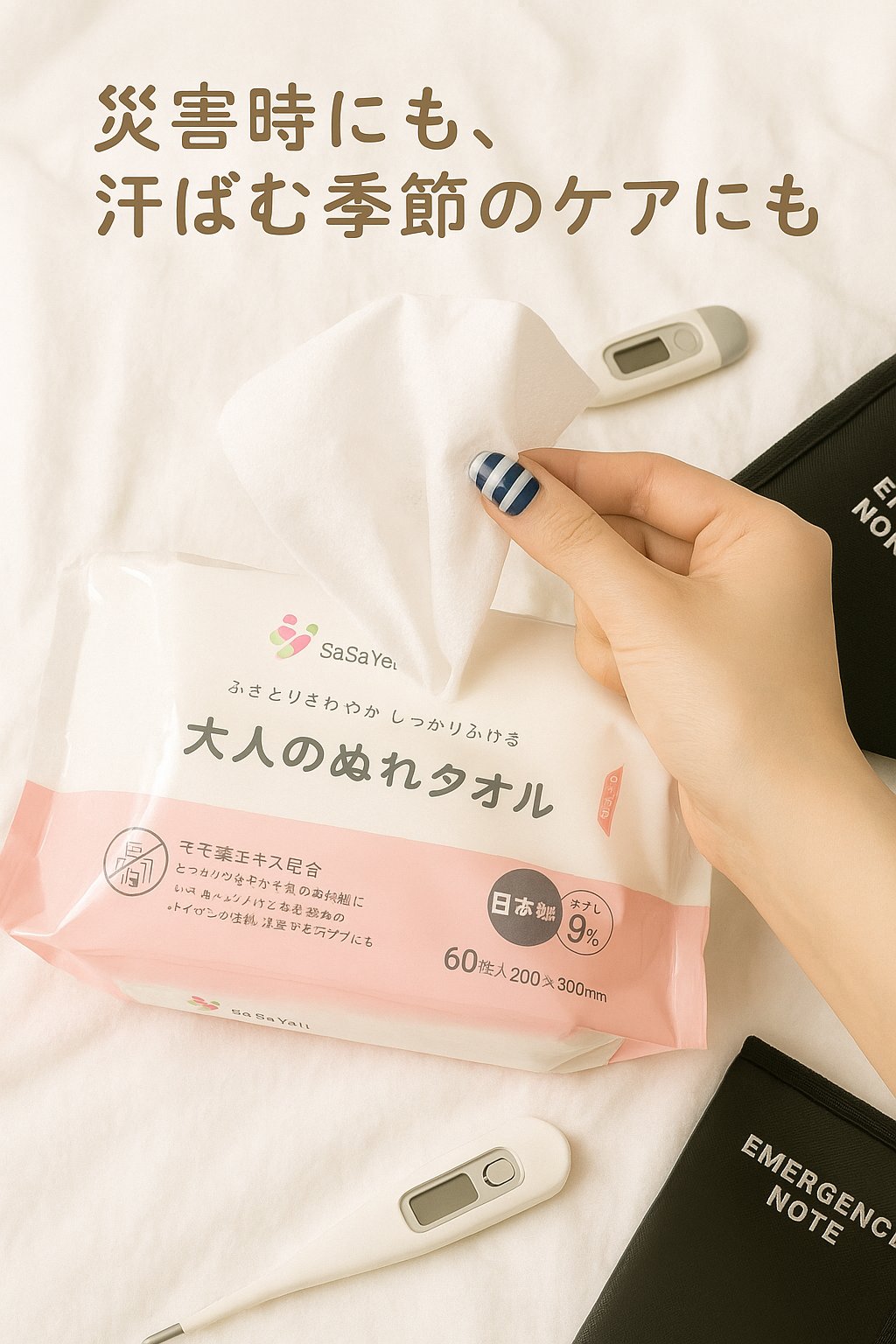 大人のぬれタオル/SaSaYell/ボディシートを使ったクチコミ（2枚目）