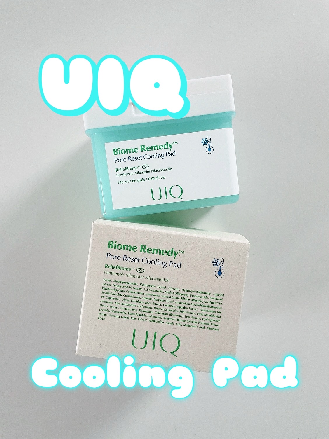 バイオームレメディポアリセットクーリングパッド/UIQ/トナーパッドを使ったクチコミ（1枚目）