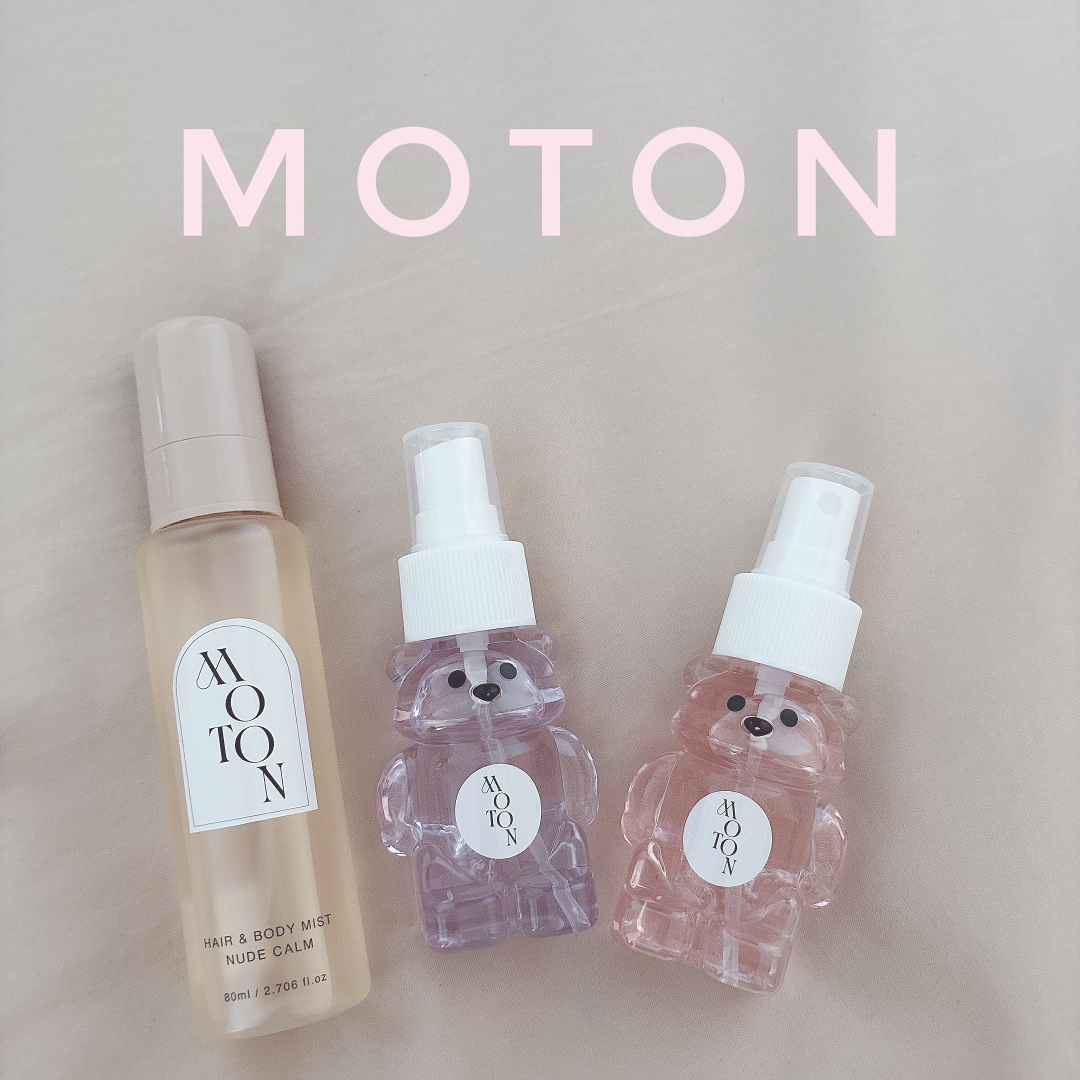 MOTON ヘア&ボディミスト ヌードカルム/MOTON/香水(レディース)を使ったクチコミ（1枚目）