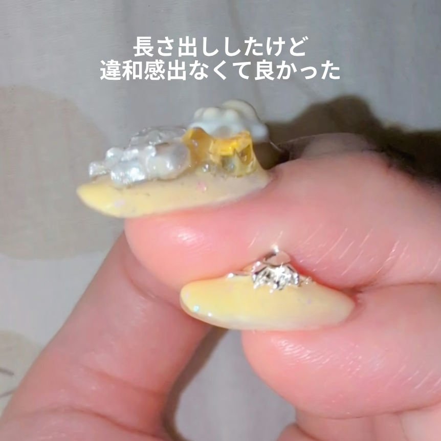 ノンワイプクリア　キャンジェル(トップコート)/プリジェル/ジェルネイルを使ったクチコミ（3枚目）