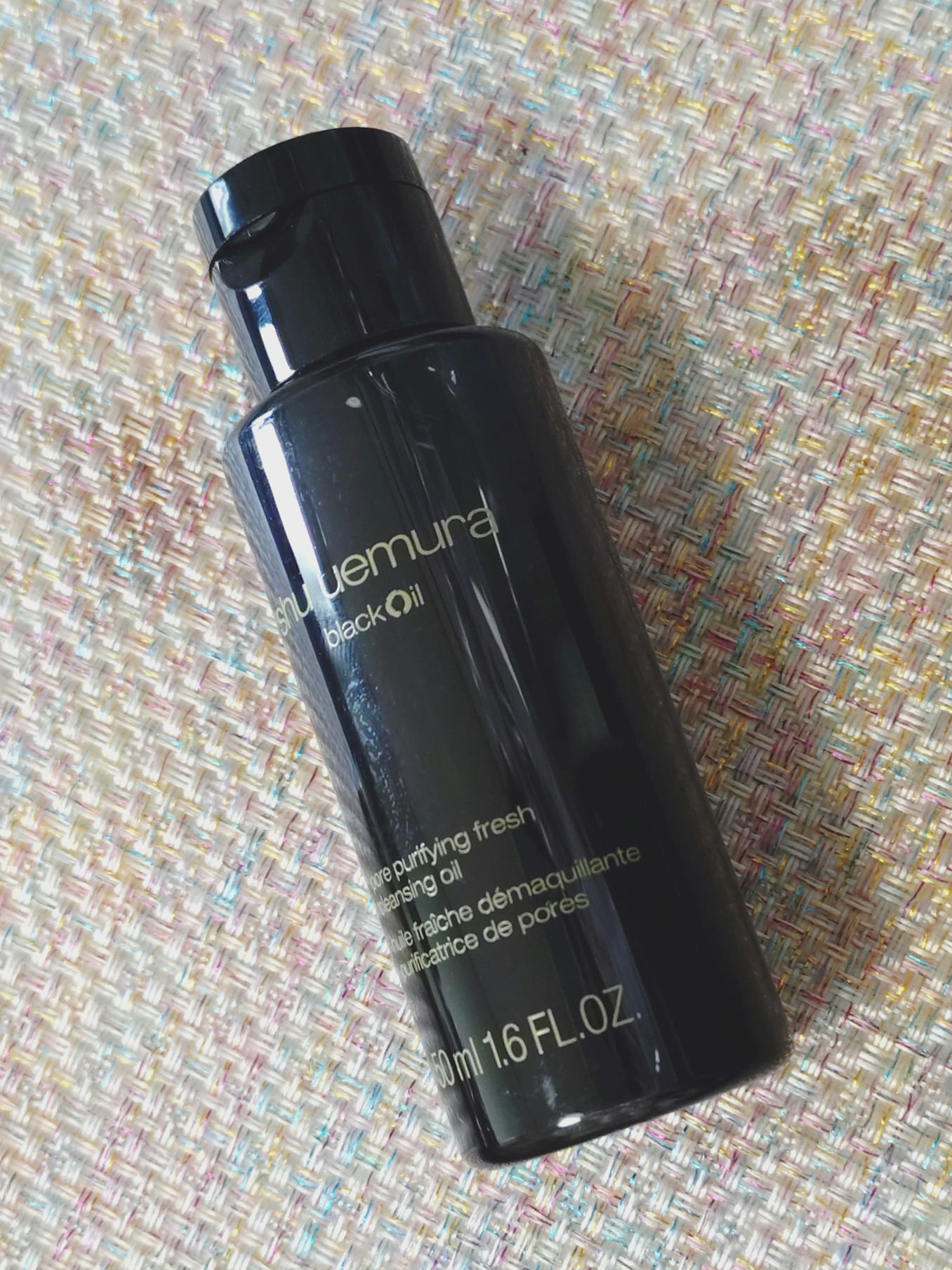 shu uemura ブラック クレンジング オイルのクチコミ「■shu uemura
ブラック クレンジング オイル


製品購入時にいただいたミニボトル。.....」（1枚目）