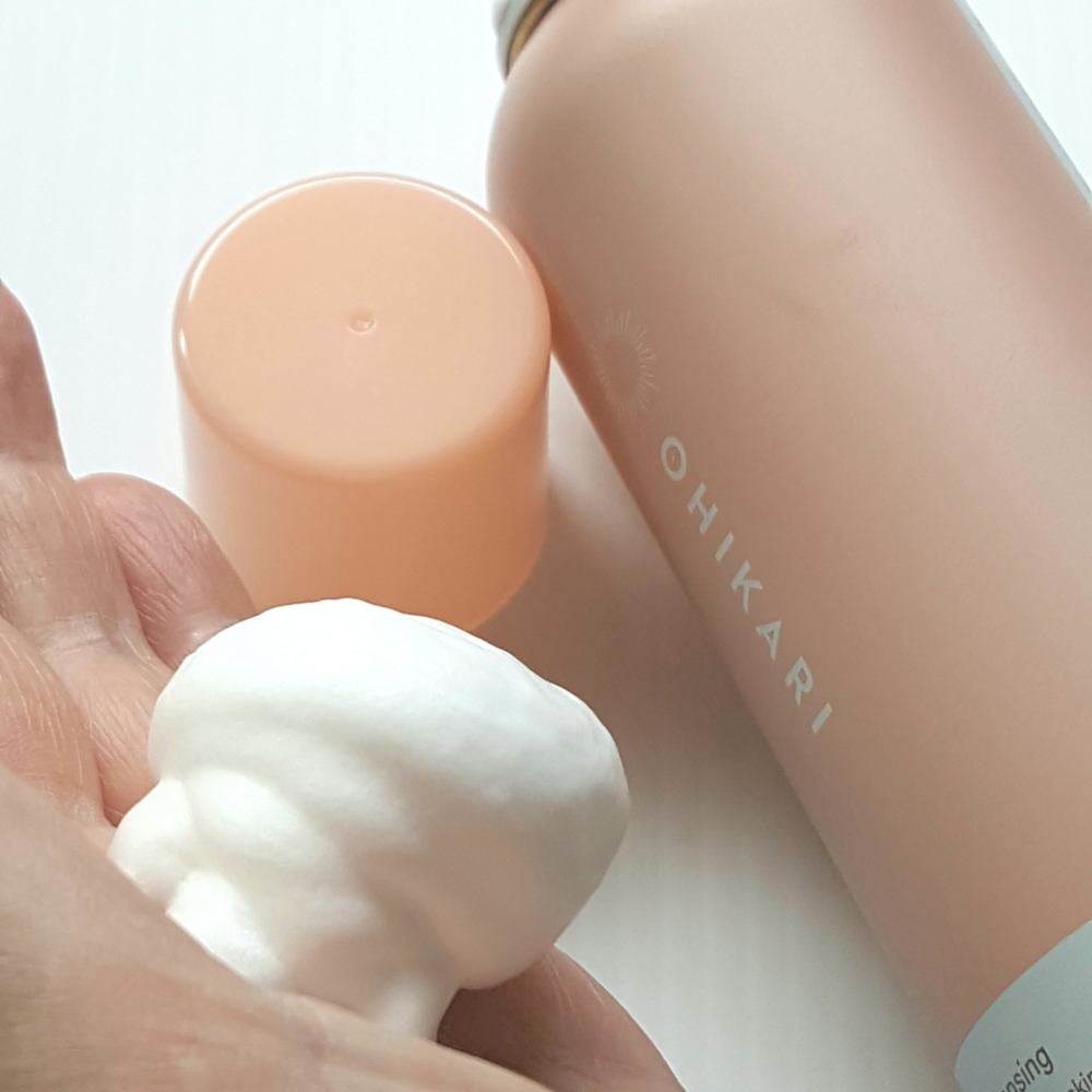 バブルクレンジング ロイヤルピーチティー/OHIKARI/クレンジングクリームを使ったクチコミ(2枚目)